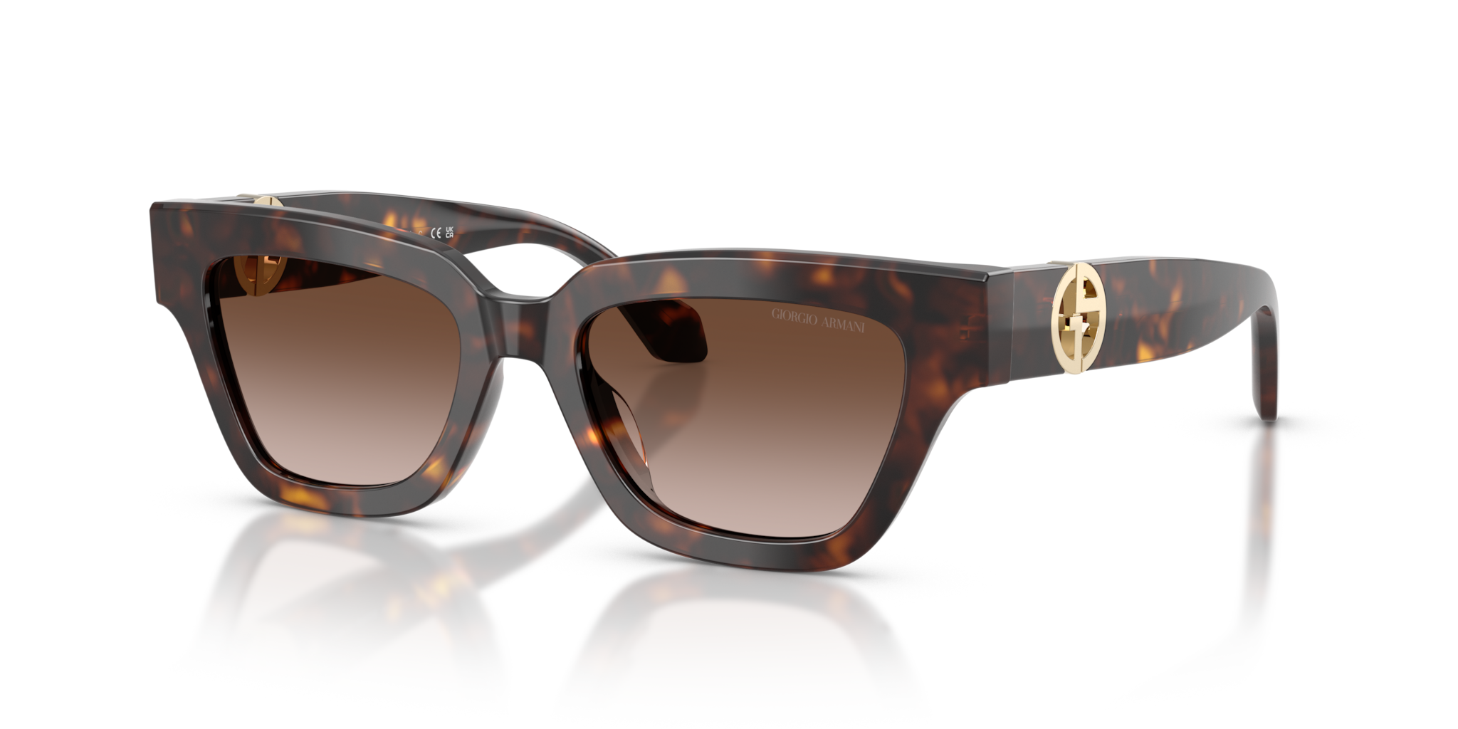 Occhiali da Sole Donna Giorgio Armani AR8246U Havana Originali