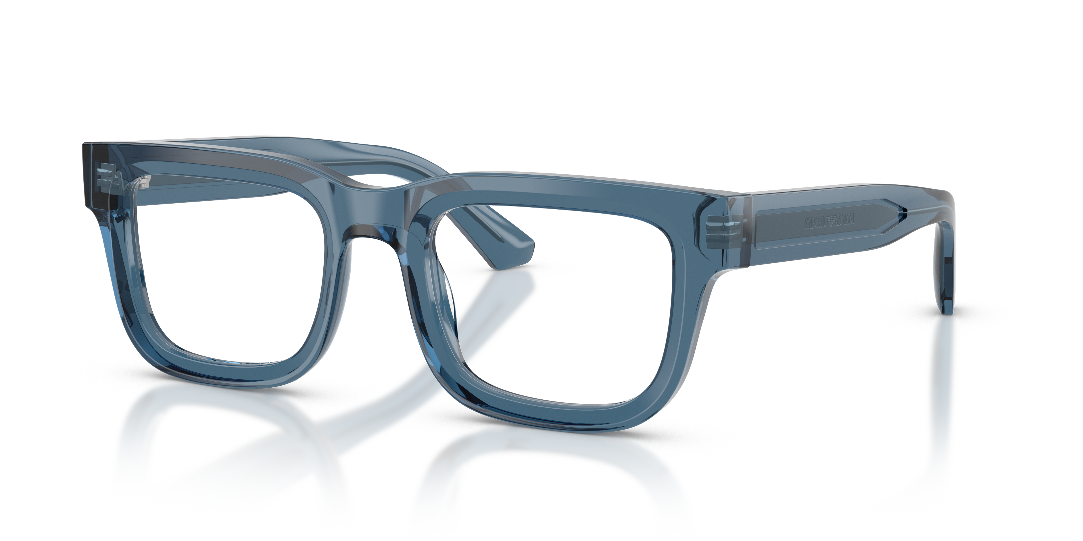 Occhiali da Vista Uomo Emporio Armani 0EA3279 Blu Trasparente