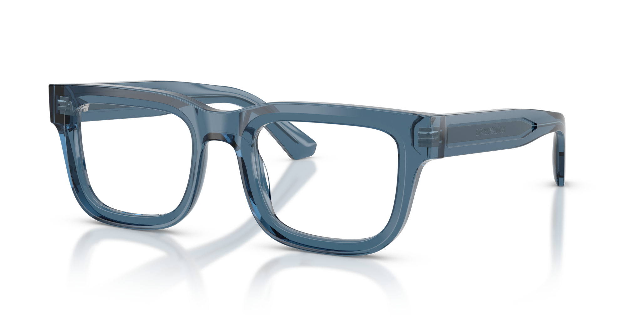 Occhiali da Vista Uomo Emporio Armani 0EA3279 Blu Trasparente