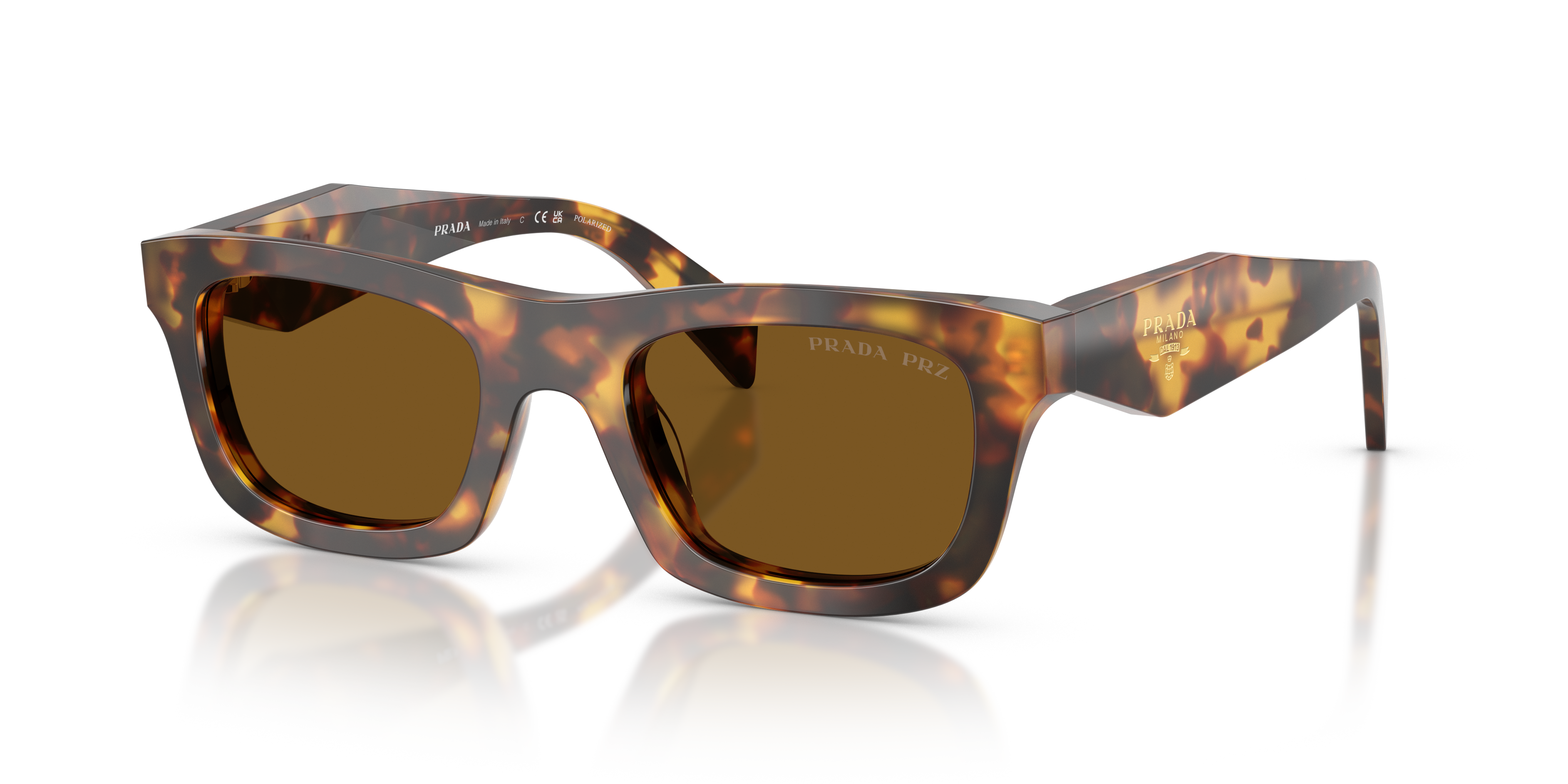 Occhiali da Sole Prada PR C06S Honey Tortoise - Donna