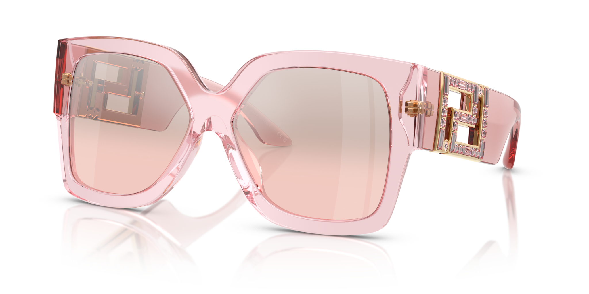 Occhiali da Sole Donna Versace VE4402 Rosa Trasparente Originali