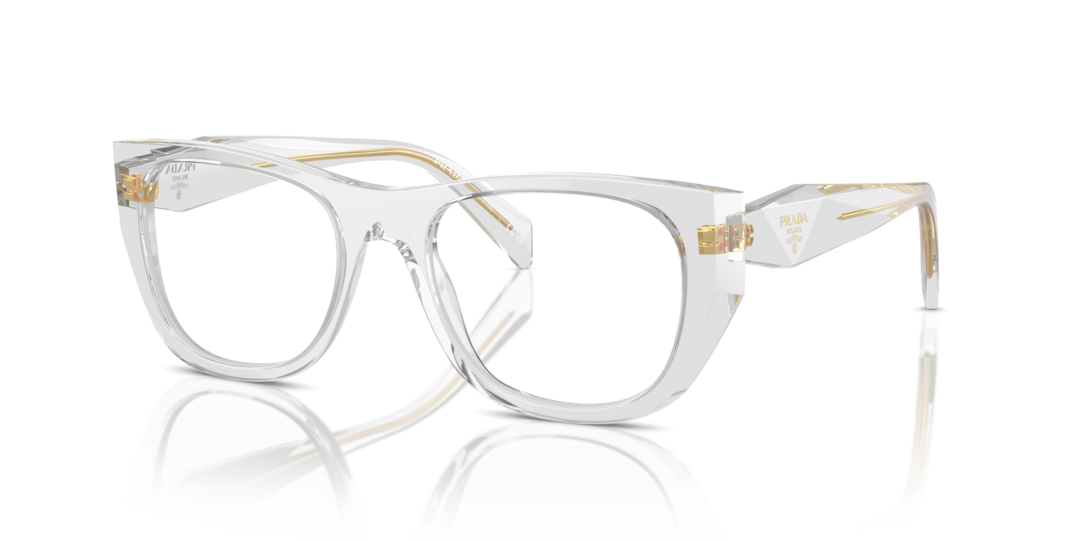 Occhiali da Vista Donna Prada 0PR A18V Transparent Grey
