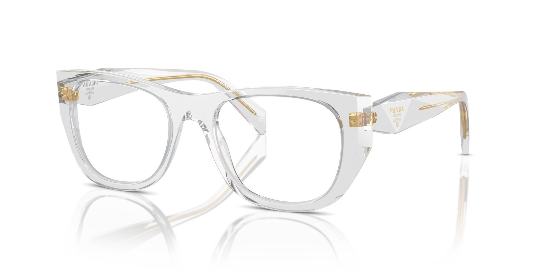 Occhiali da Vista Donna Prada 0PR A18V Transparent Grey