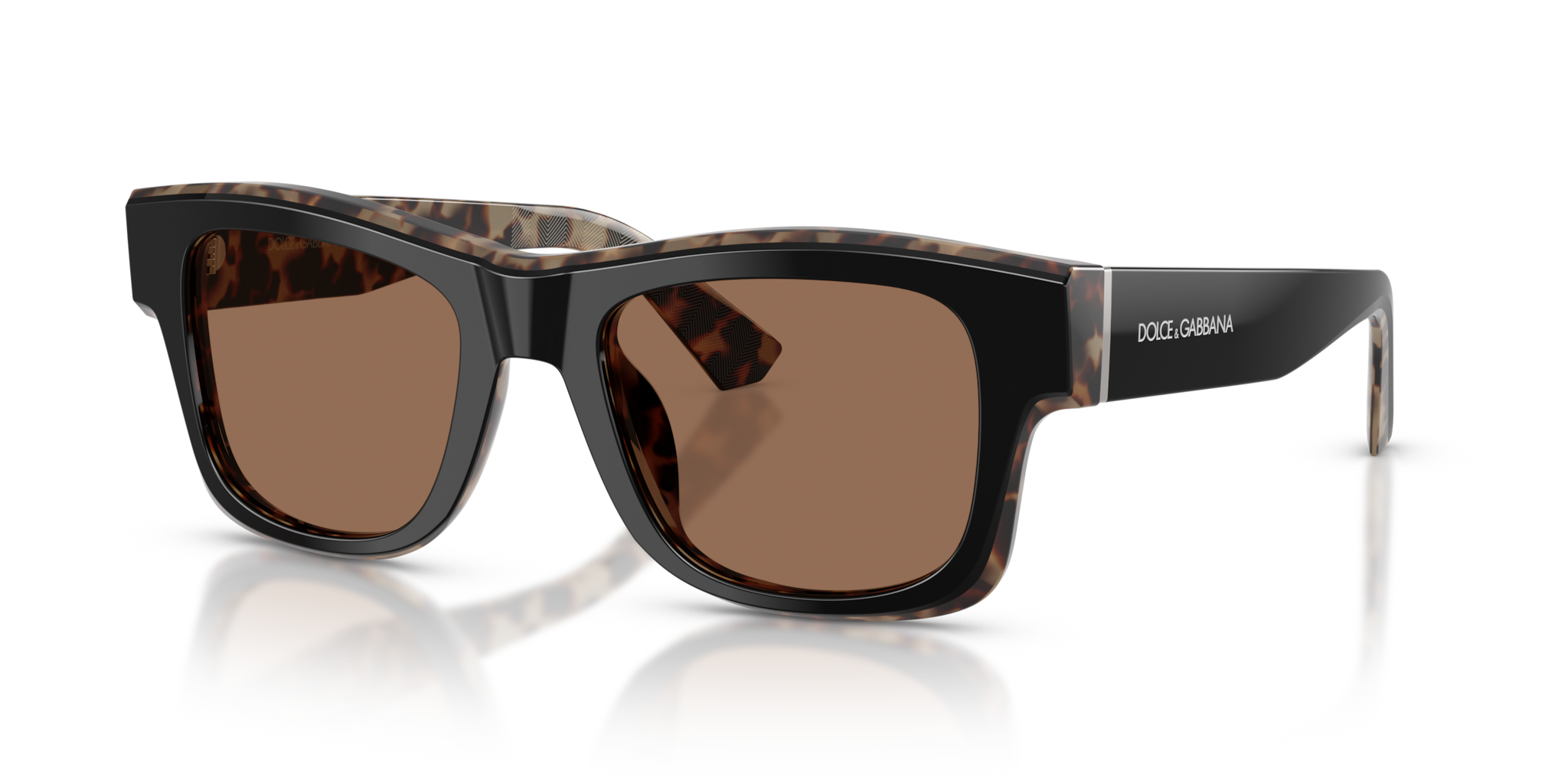 Occhiali da Sole Dolce&Gabbana Uomo DG4515 Black On Red Havana