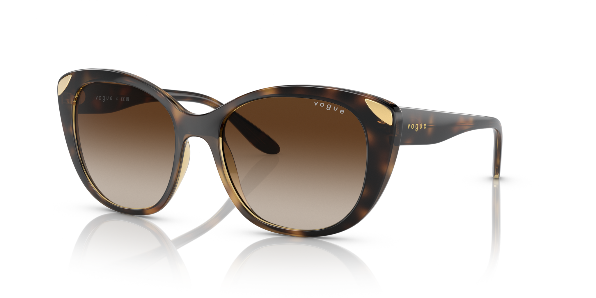 Occhiali da Sole Vogue VO5457S Dark Havana - Stile Iconico Donna