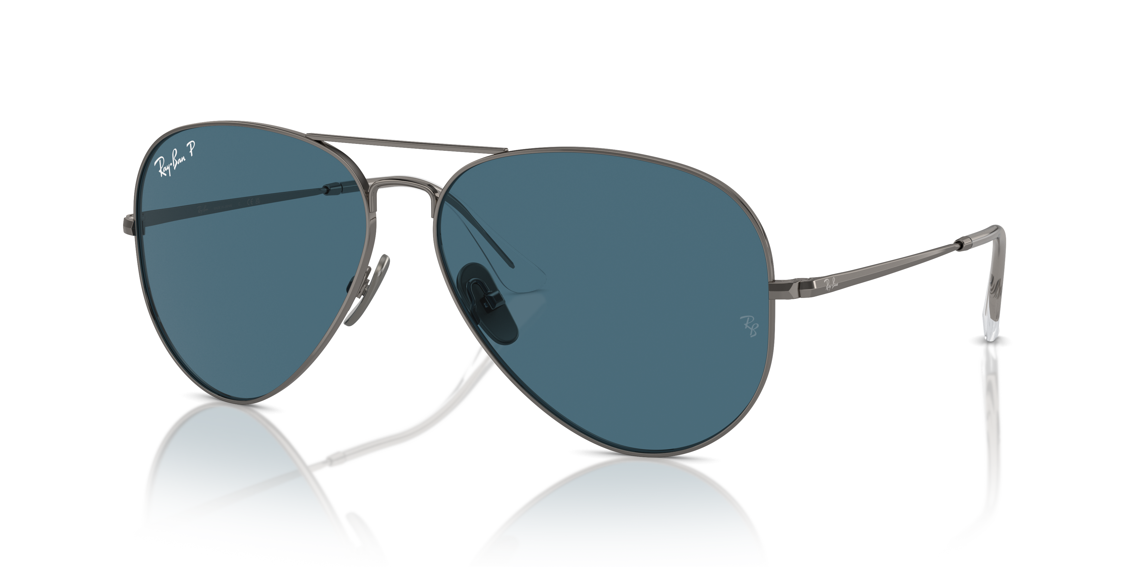 Occhiali da Sole Ray-Ban Aviator Titanium Gunmetal | 0RB8089 Unisex
