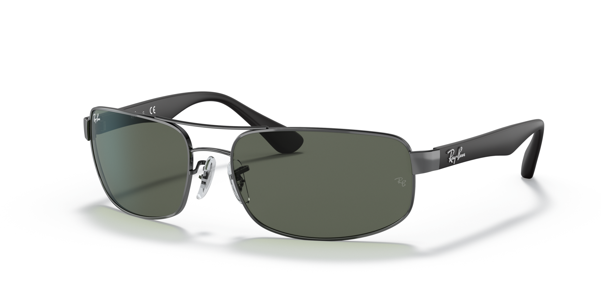 Occhiali da Sole Ray-Ban RB3445 Uomo Gunmetal Originali