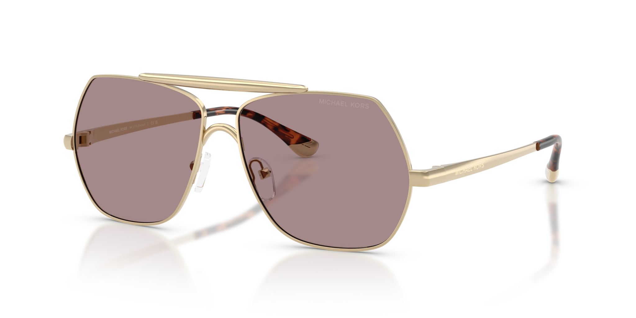 Occhiali da Sole Michael Kors Donna 0MK1173 DENVER Light Gold