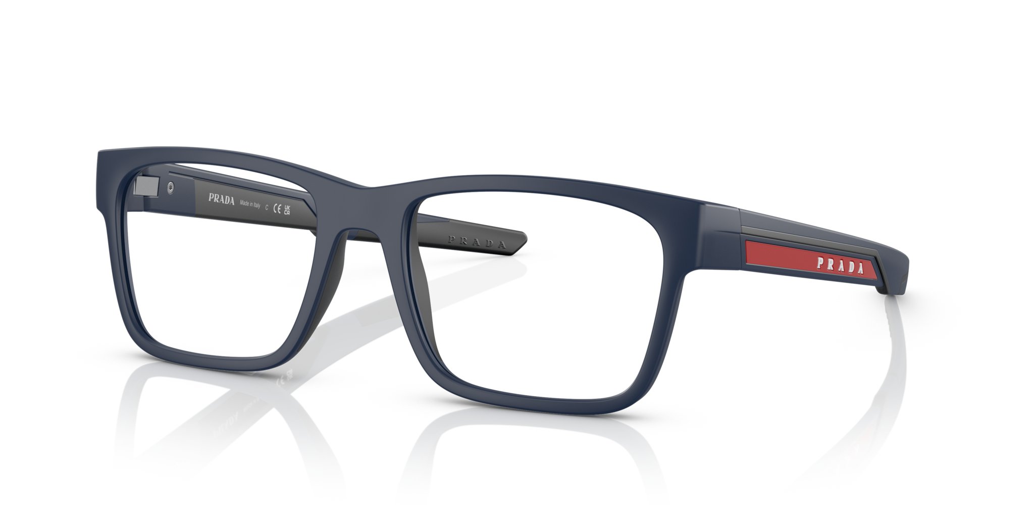 Occhiali da Vista Prada Linea Rossa 0PS 02PV Uomo Blu Opaco