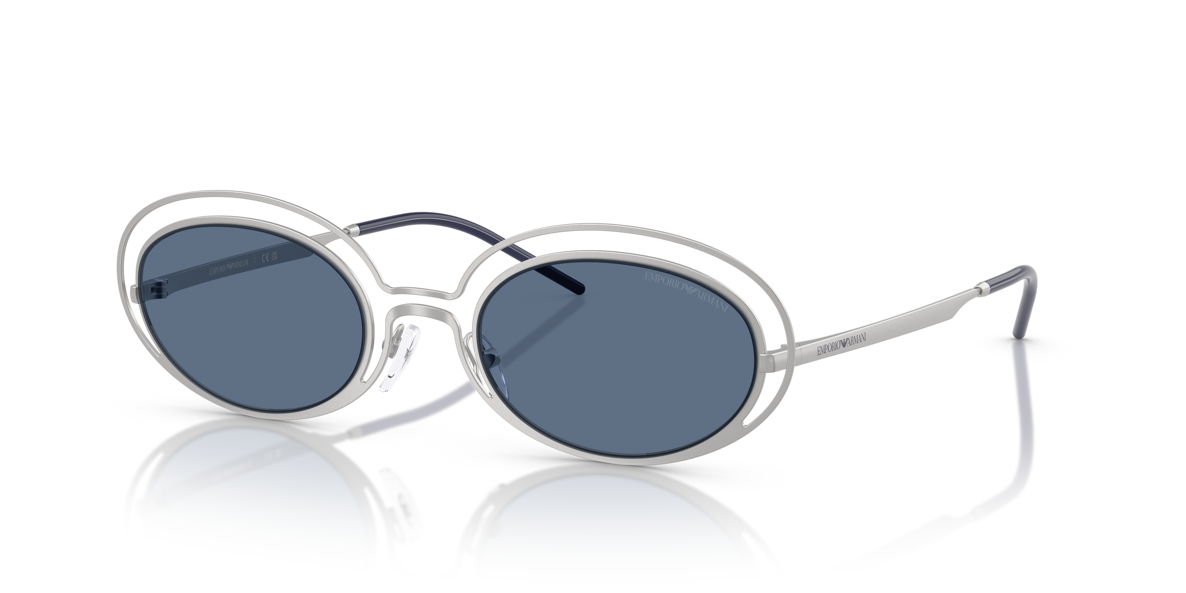 Occhiali da Sole Donna Emporio Armani 0EA2160 Argento Opaco | Original