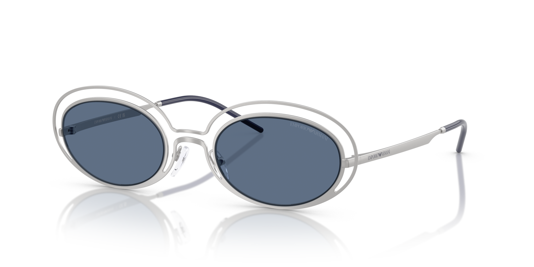 Occhiali da Sole Donna Emporio Armani 0EA2160 Argento Opaco | Original