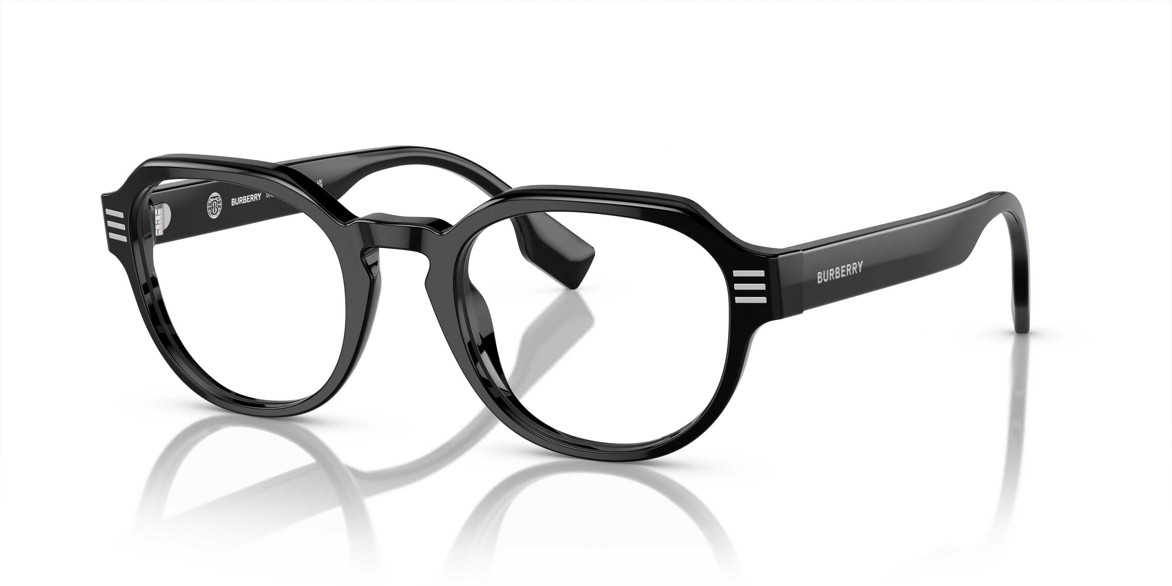 Occhiali da Vista Burberry 0BE2386 Uomo Neri | Eleganza Moderna