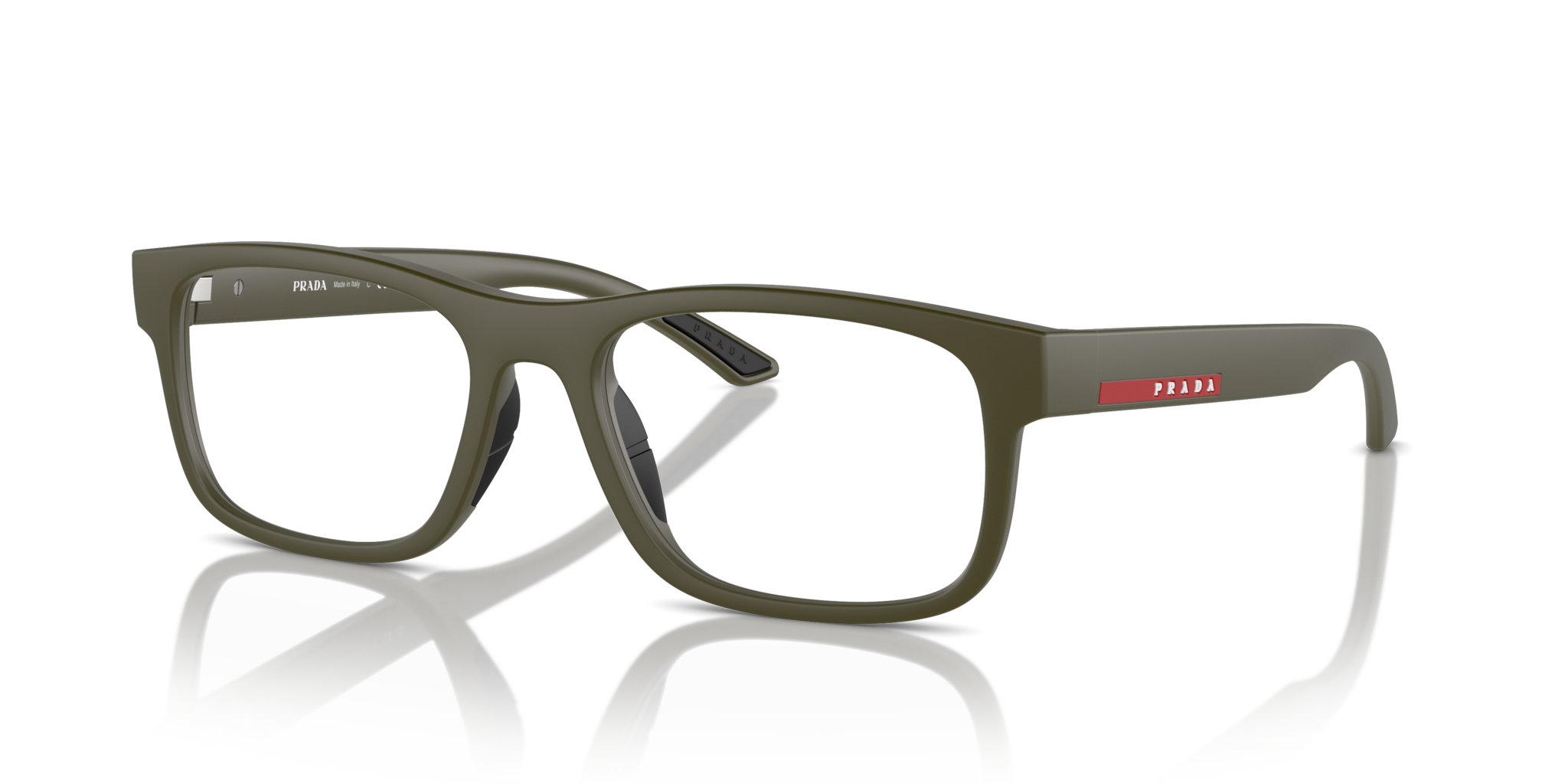 Occhiali da Vista Prada Linea Rossa 0PS 04QV Uomo | Verde Militare