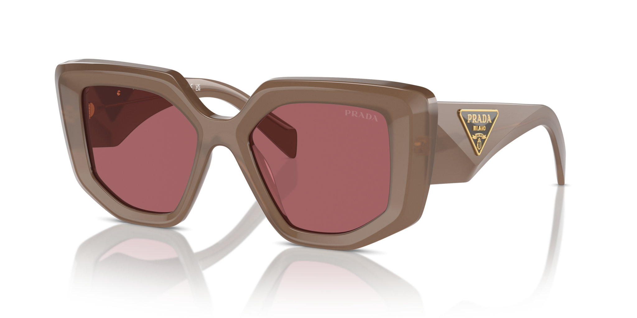 PRADA PR 14ZS (2AU6S1) SUNGLASSES TORTOISE 
