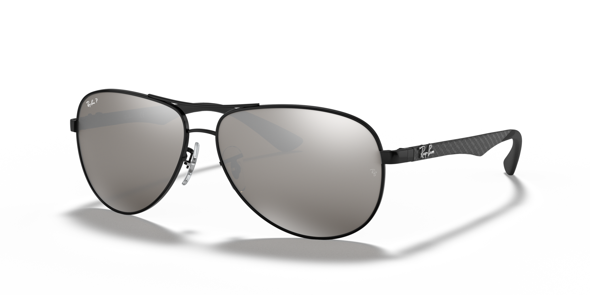 Occhiali da Sole Uomo Ray-Ban 0RB8313 Neri - Fibra di Carbonio