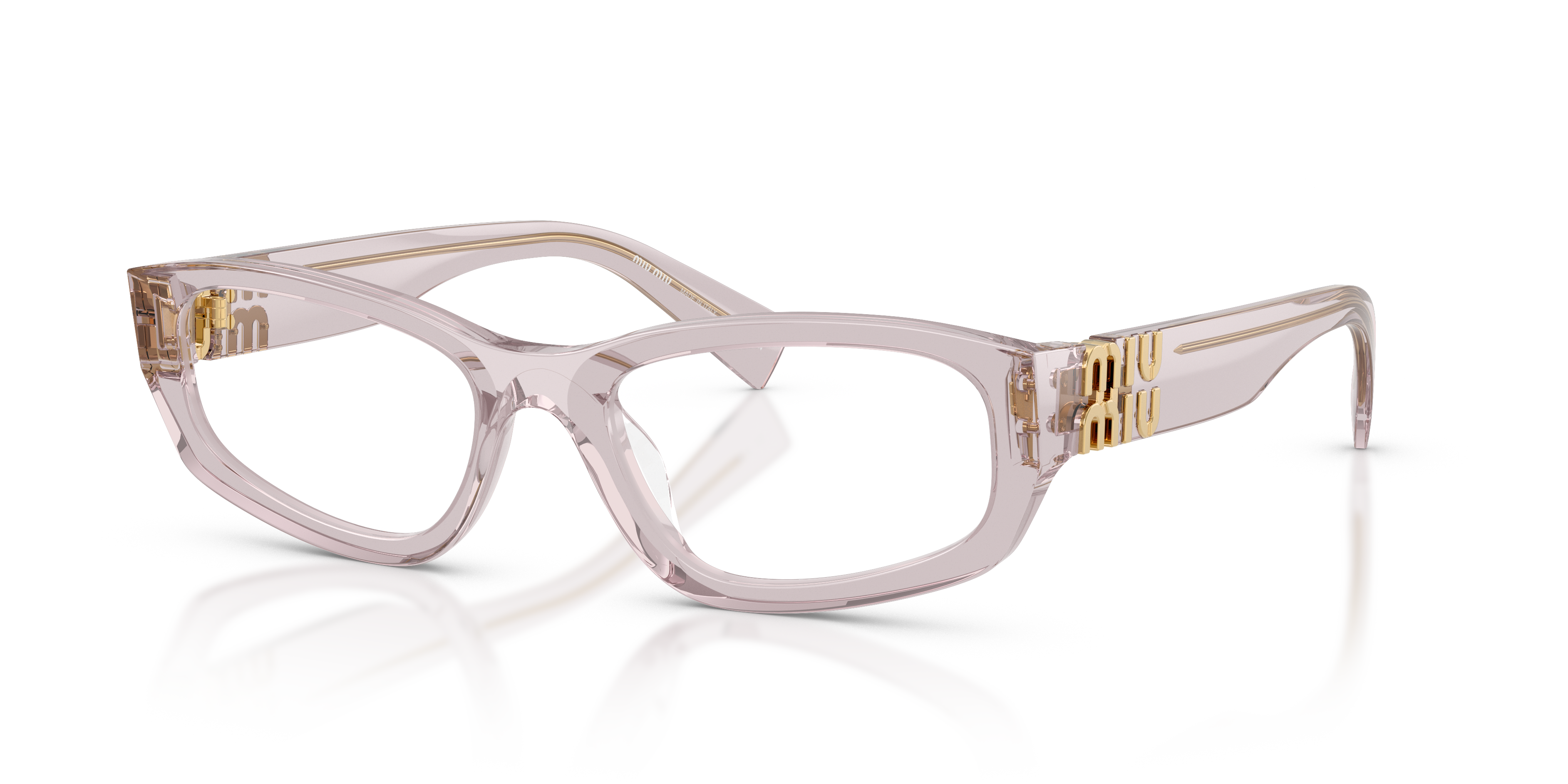 Occhiali da Vista Miu Miu 0MU 04YV Donna Mauve Transparent