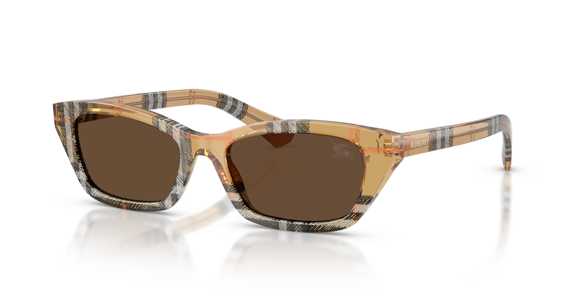 Occhiali da Sole Donna Burberry 0BE4488 Check Sand | Originali