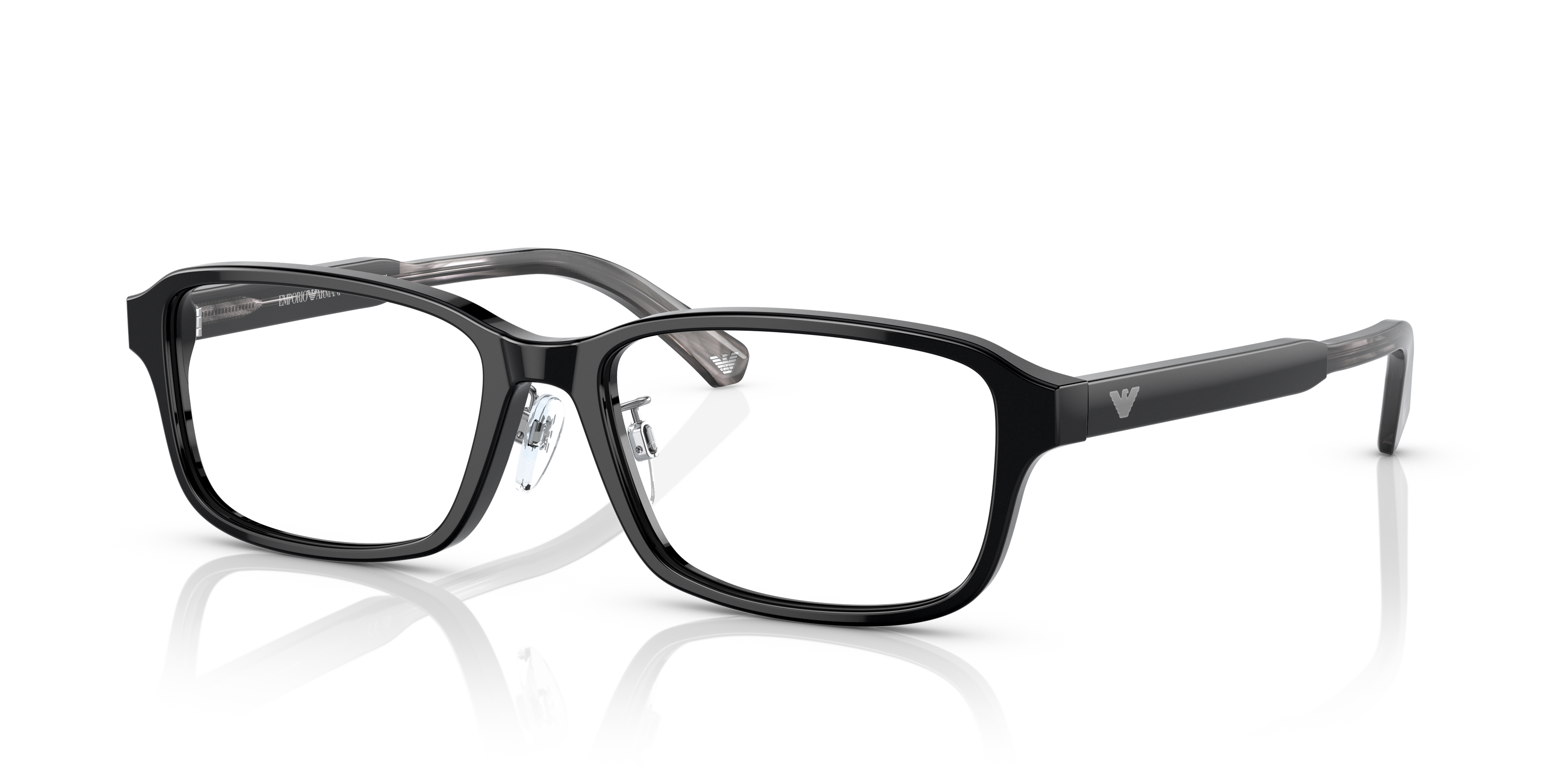 Emporio Armani 0EA3215D - Occhiali da Vista Uomo Neri Eleganti