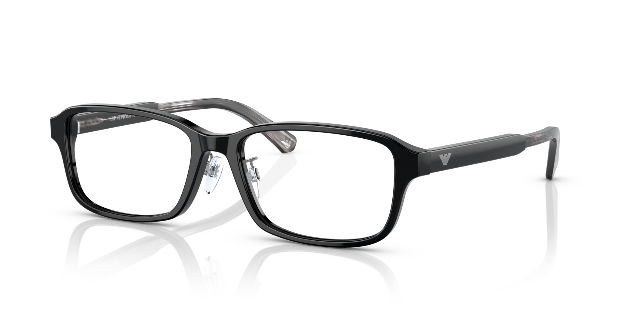 Emporio Armani 0EA3215D - Occhiali da Vista Uomo Neri Eleganti