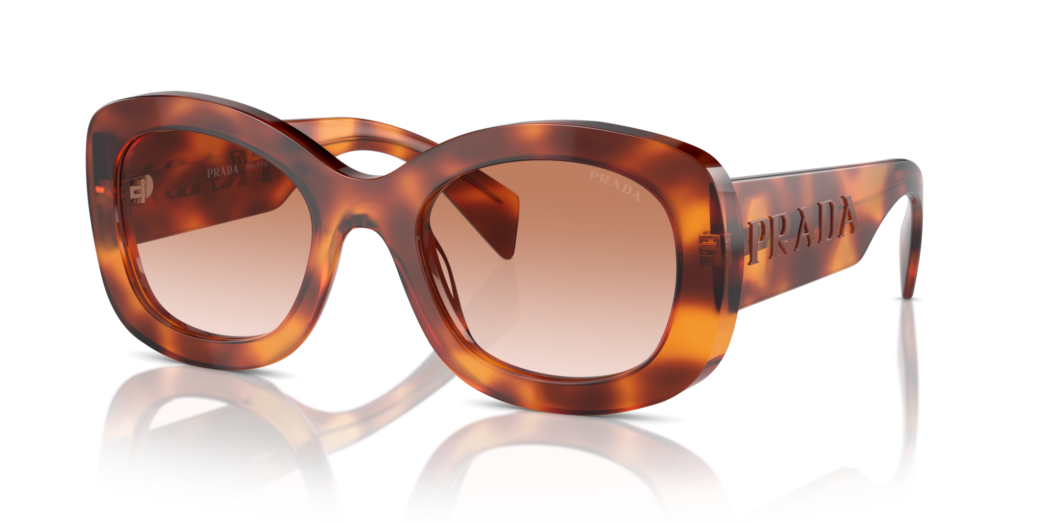 Occhiali da Sole Prada Donna A13S Cognac Tortoise | Iconici