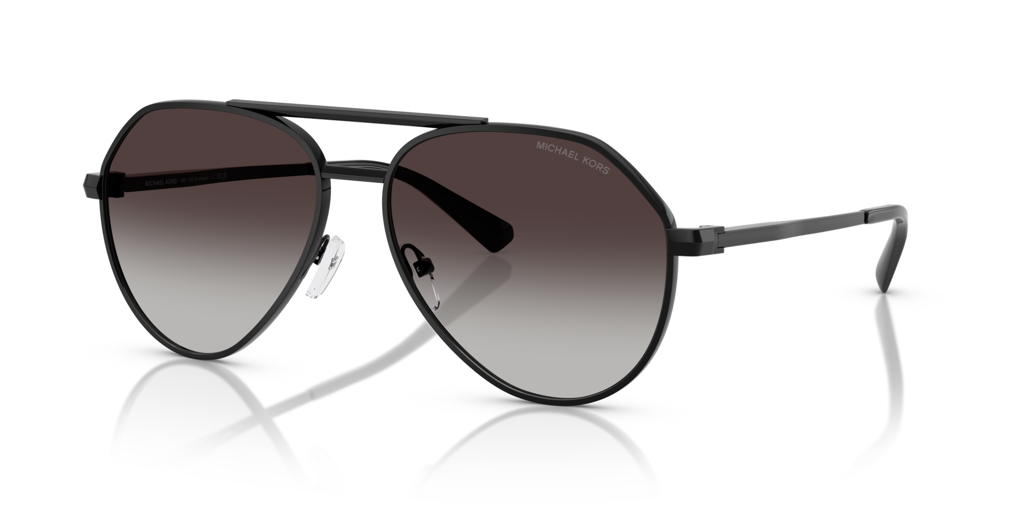 Occhiali da Sole Michael Kors Uomo 0MK1168 Brentwood Nero Lucido