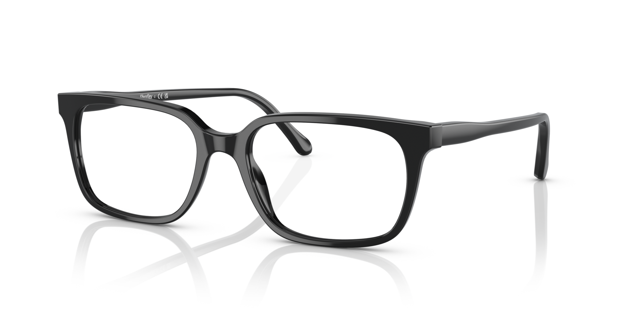 Sferoflex SF1151 Nero Lucido - Occhiali da Vista Uomo Originali