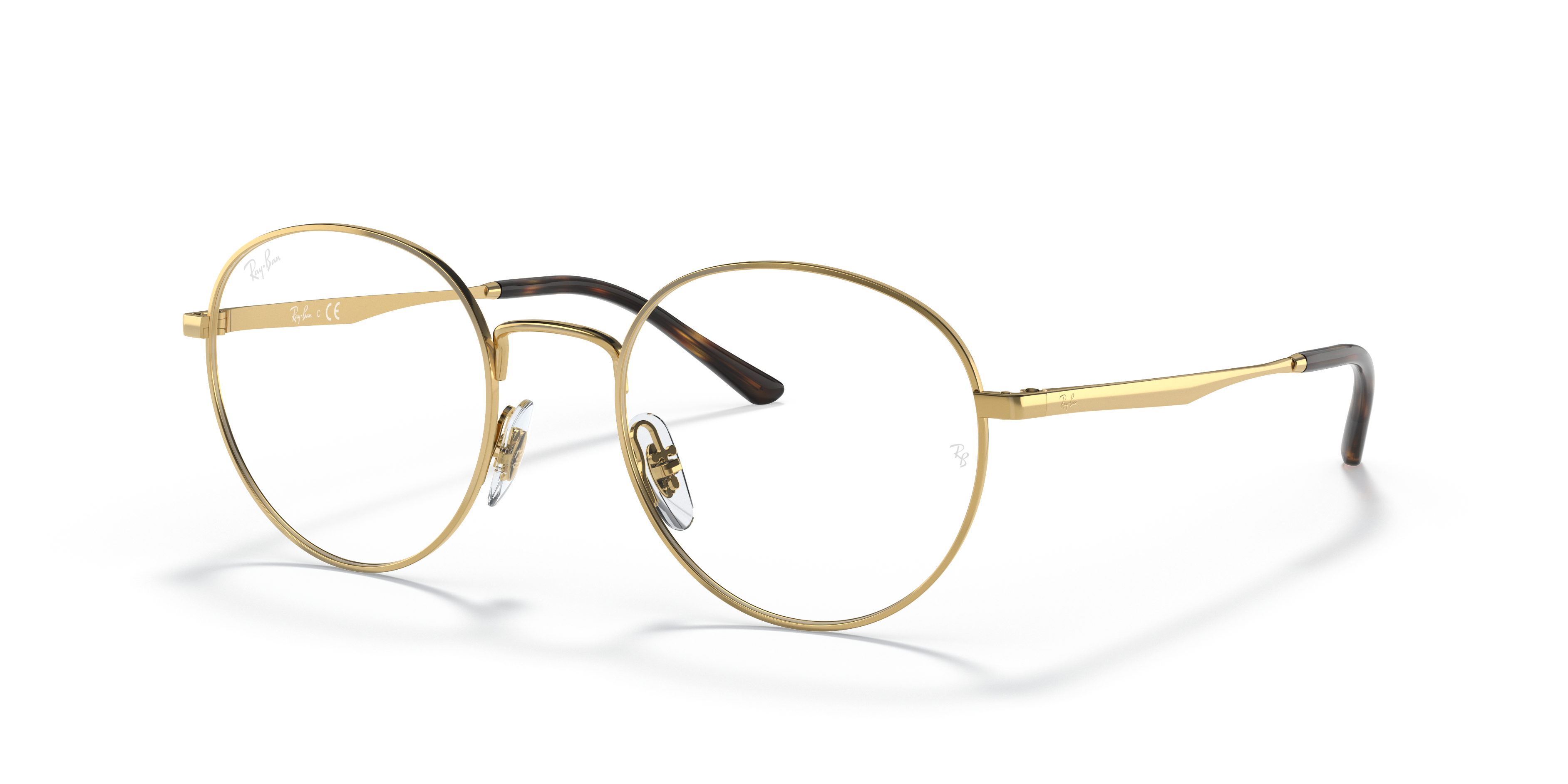 UNISEX EYEGLASSES RAY-BAN RX 3681V - 3094 ROSE GOLD SIZE 48 