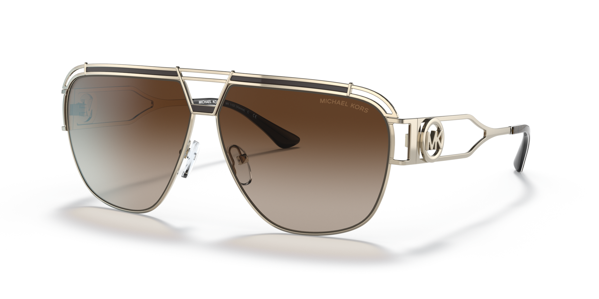 Occhiali da Sole Michael Kors Vienna Light Gold Donna 0MK1102