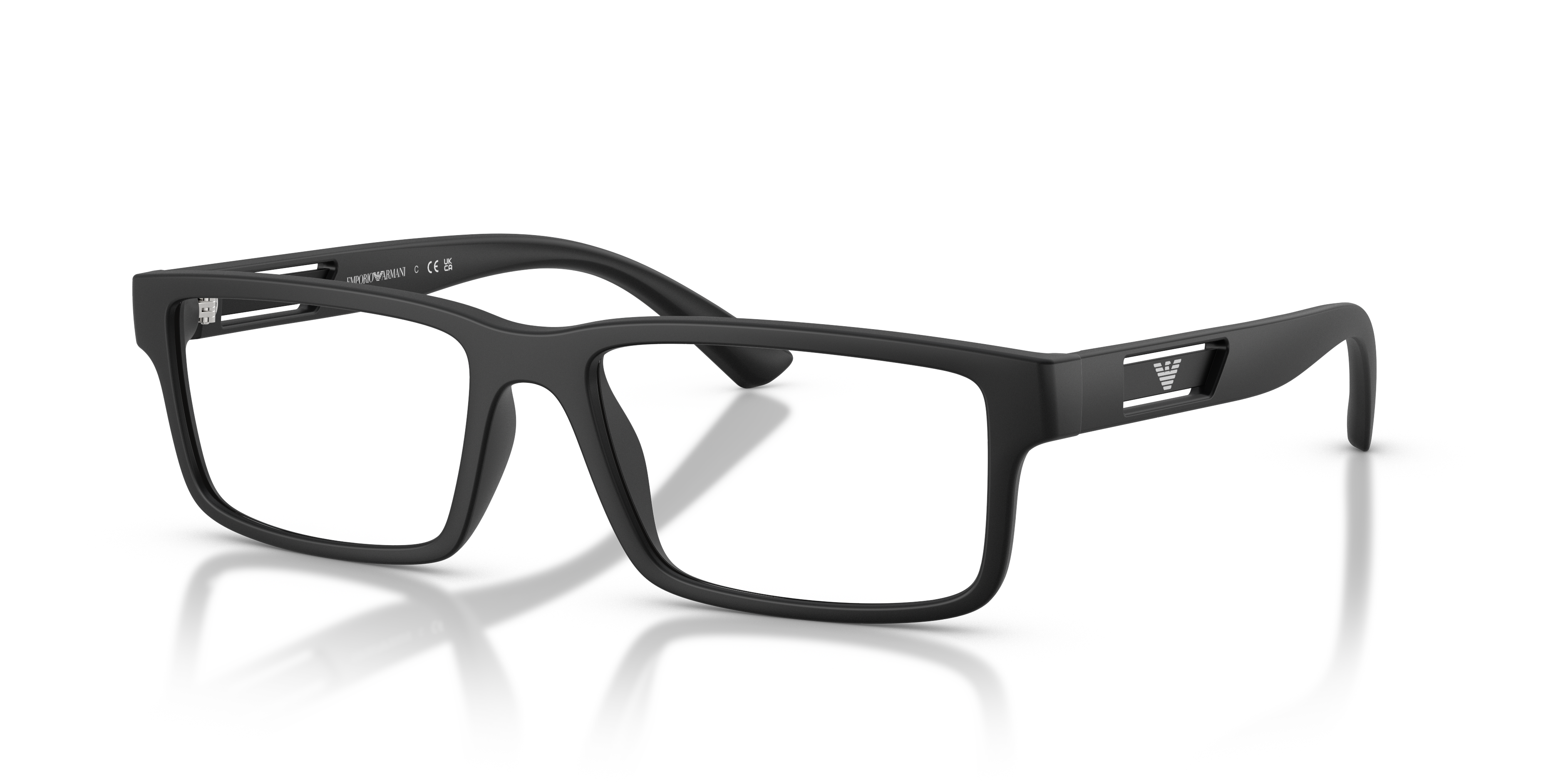 Emporio Armani 0EA3278 Occhiali da Vista Uomo - Nero Opaco
