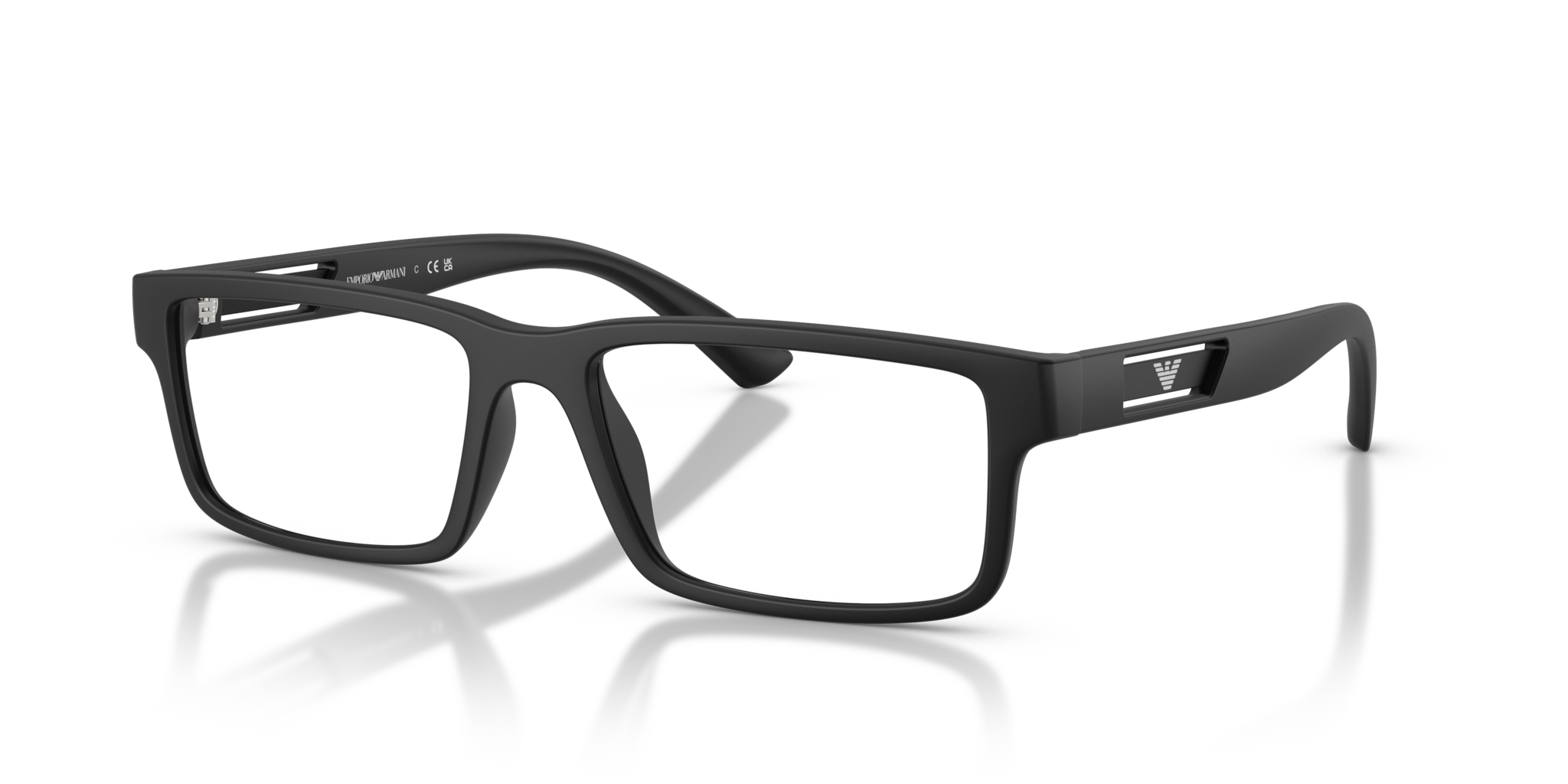 Emporio Armani 0EA3278 Occhiali da Vista Uomo - Nero Opaco