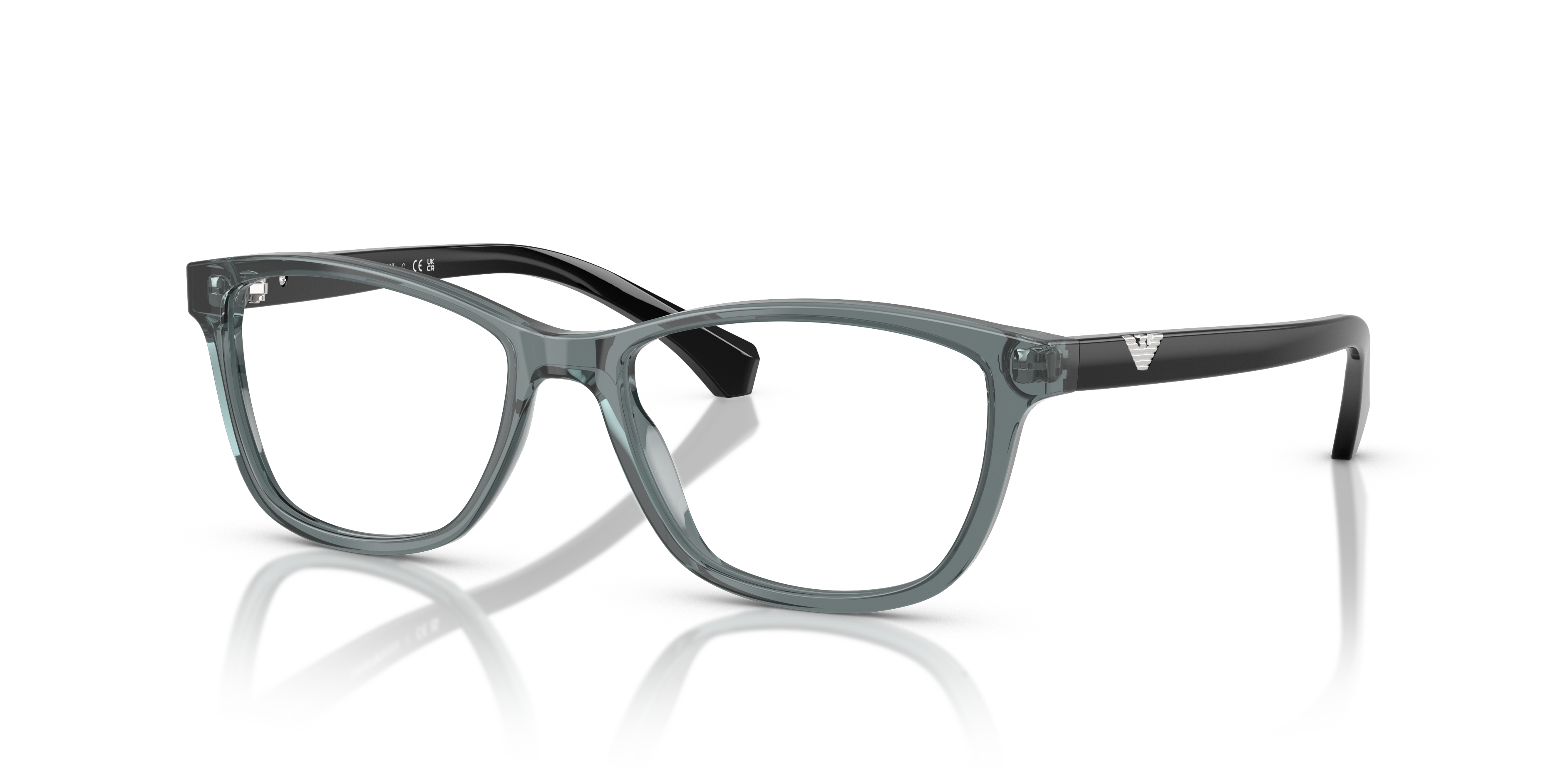 Emporio Armani 0EA3099 Occhiali da Vista Donna Grigio Trasparente