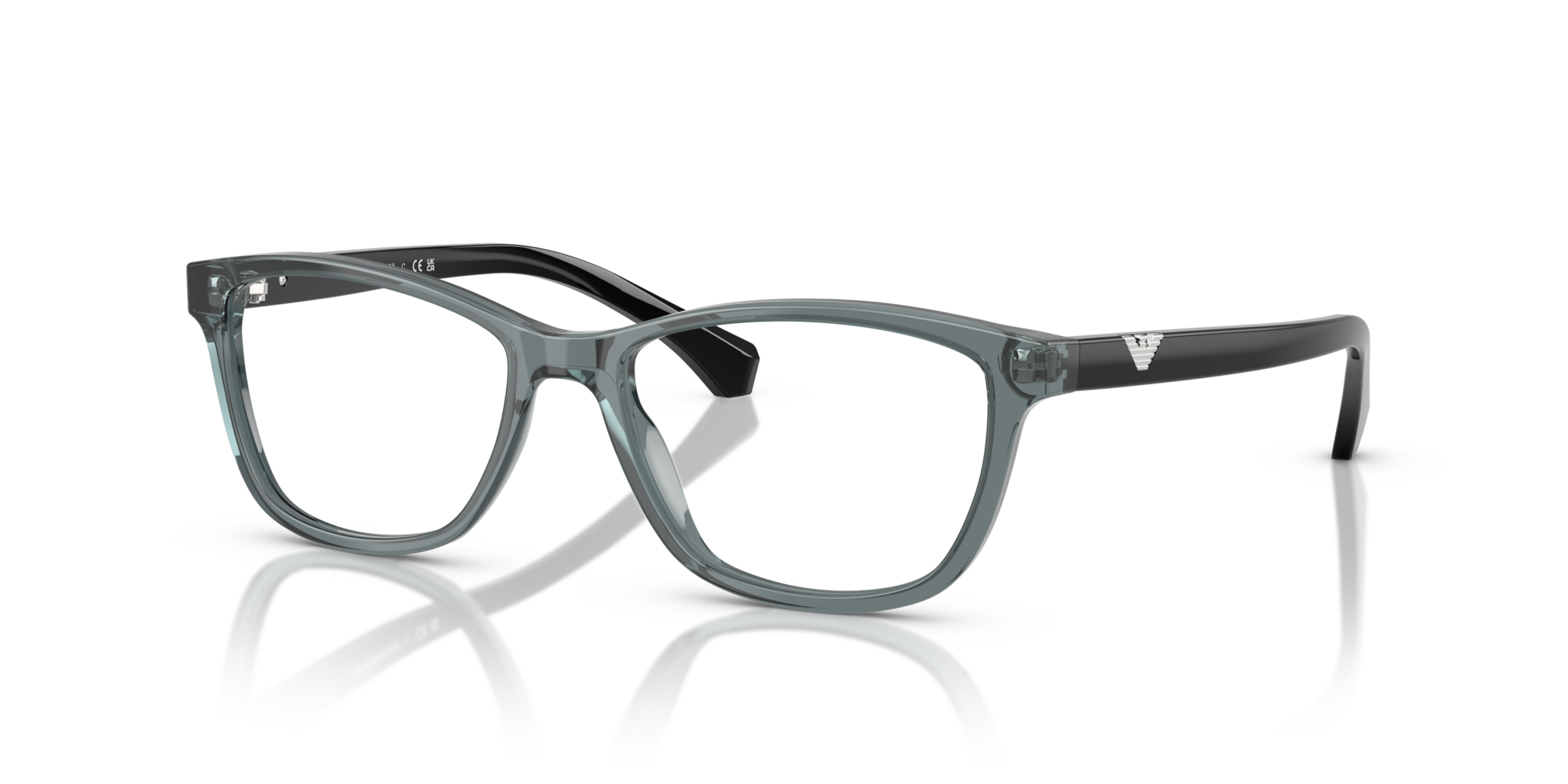 Emporio Armani 0EA3099 Occhiali da Vista Donna Grigio Trasparente