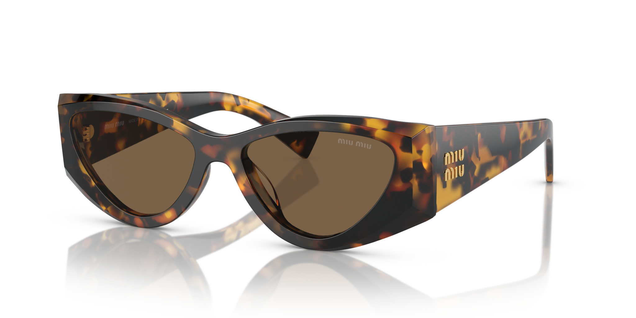 Miu Miu 0MU 06YS Occhiali da Sole Havana Honey Donna | Originali