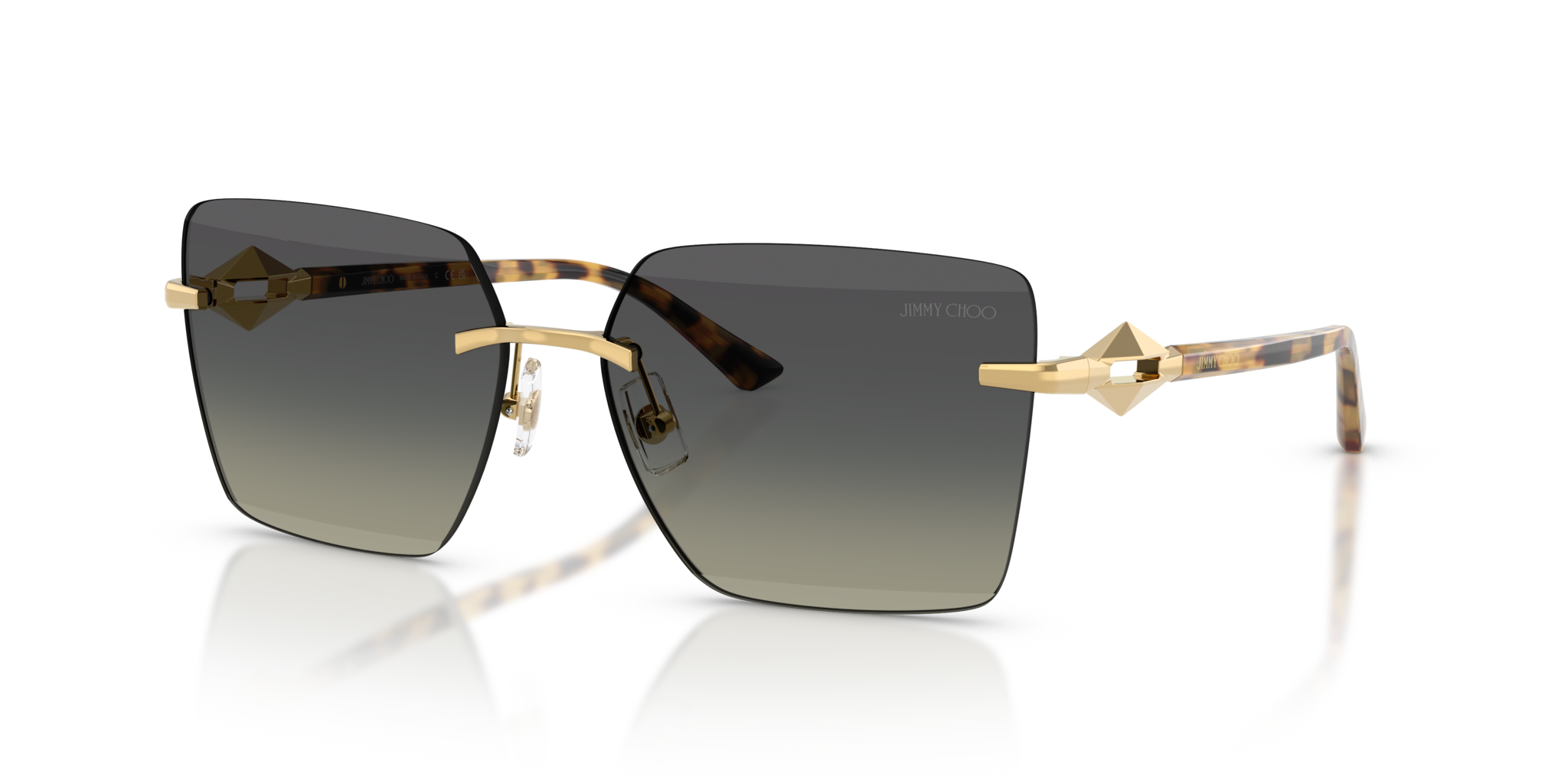 Occhiali da Sole Jimmy Choo JC4018 Donna Oro | Eleganza e Stile