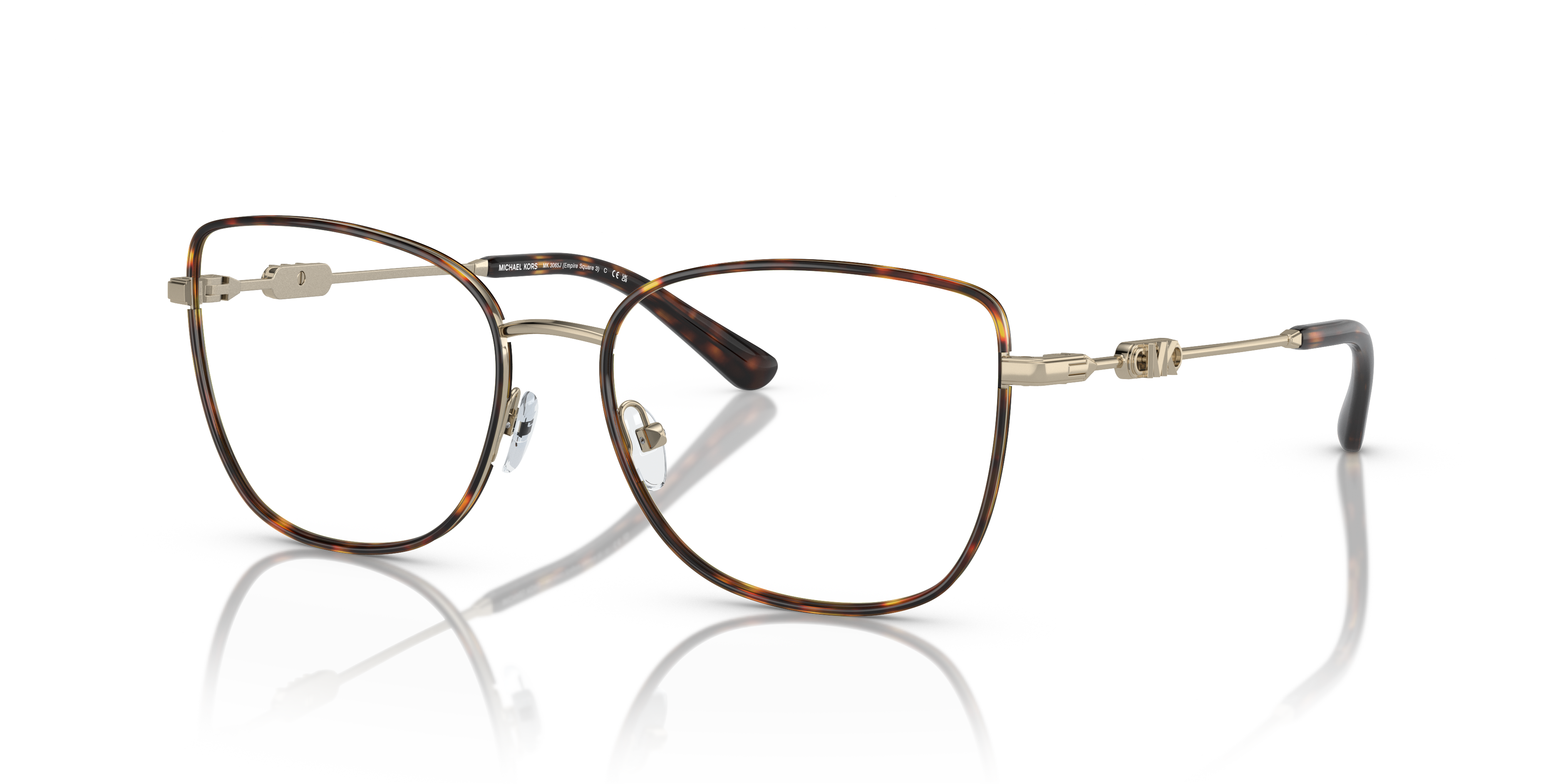 Occhiali da Vista Michael Kors 0MK3065J Donna - Oro Chiaro/Nero