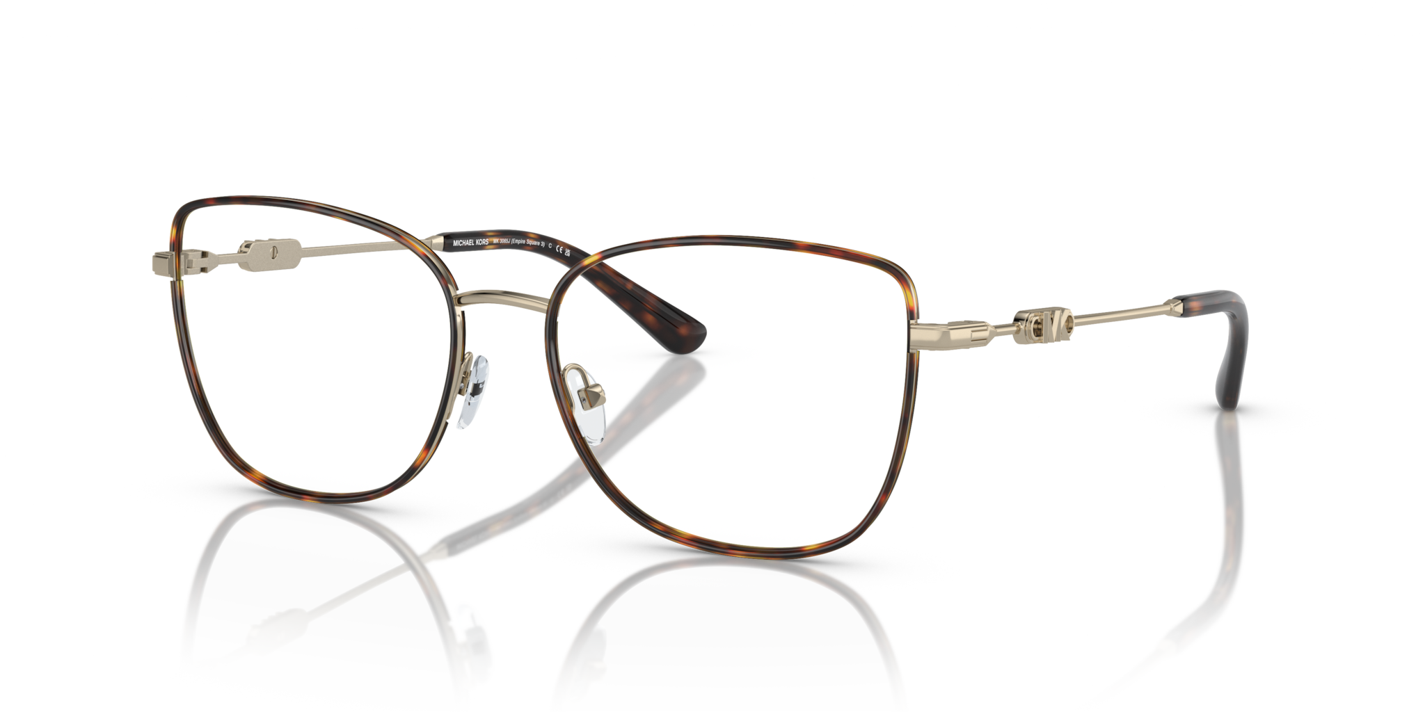 Occhiali da Vista Michael Kors 0MK3065J Donna - Oro Chiaro/Nero