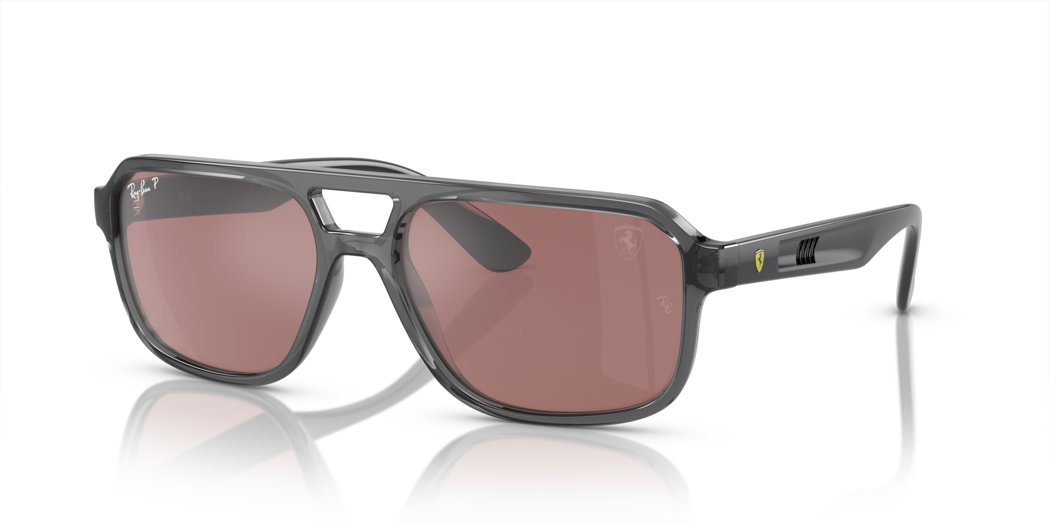 Occhiali da Sole Ray-Ban RB4414M Scuderia Ferrari Neri - Originali