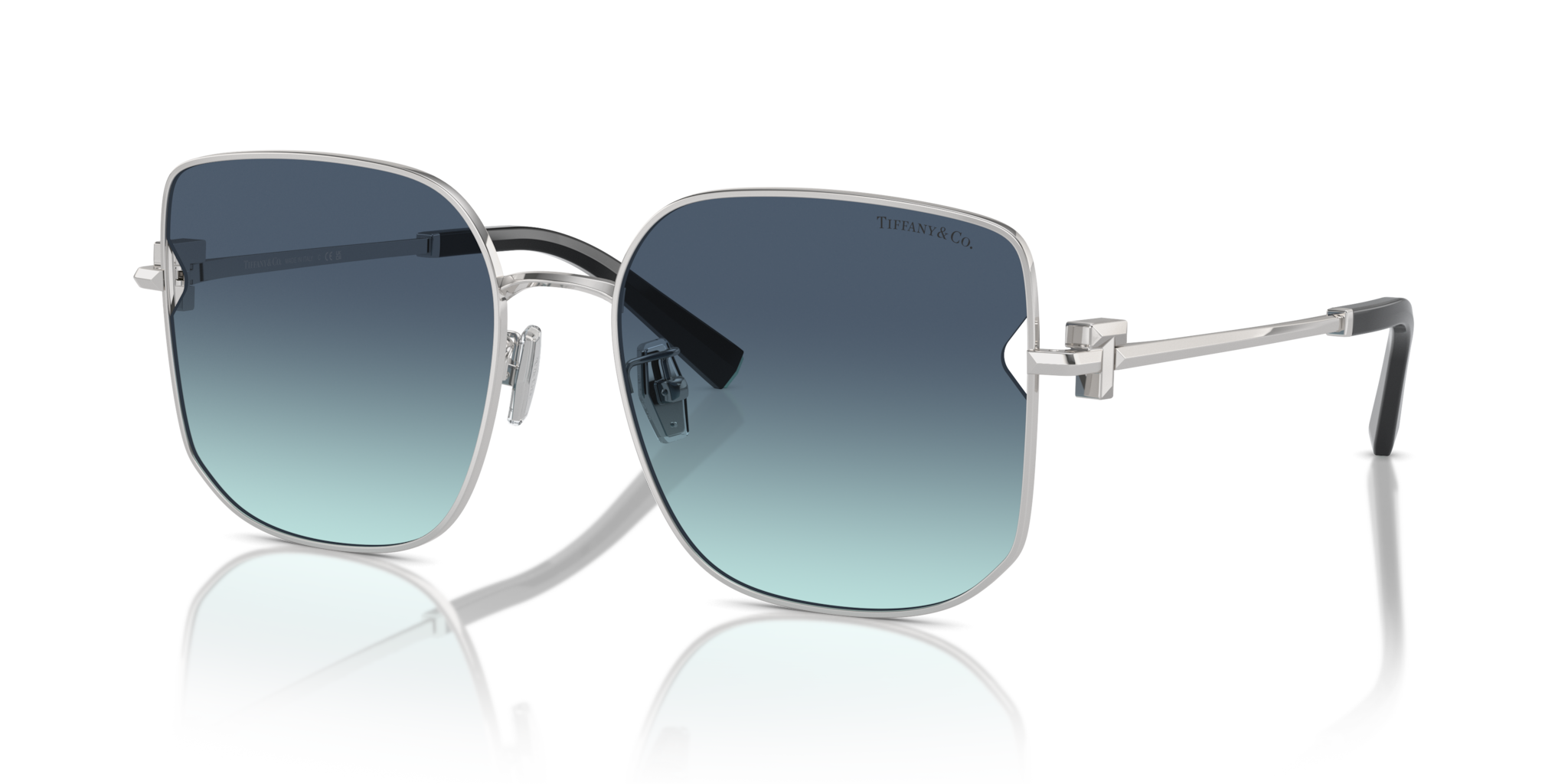 Tiffany 0TF3105D: Occhiali da Sole Donna Argento Originali
