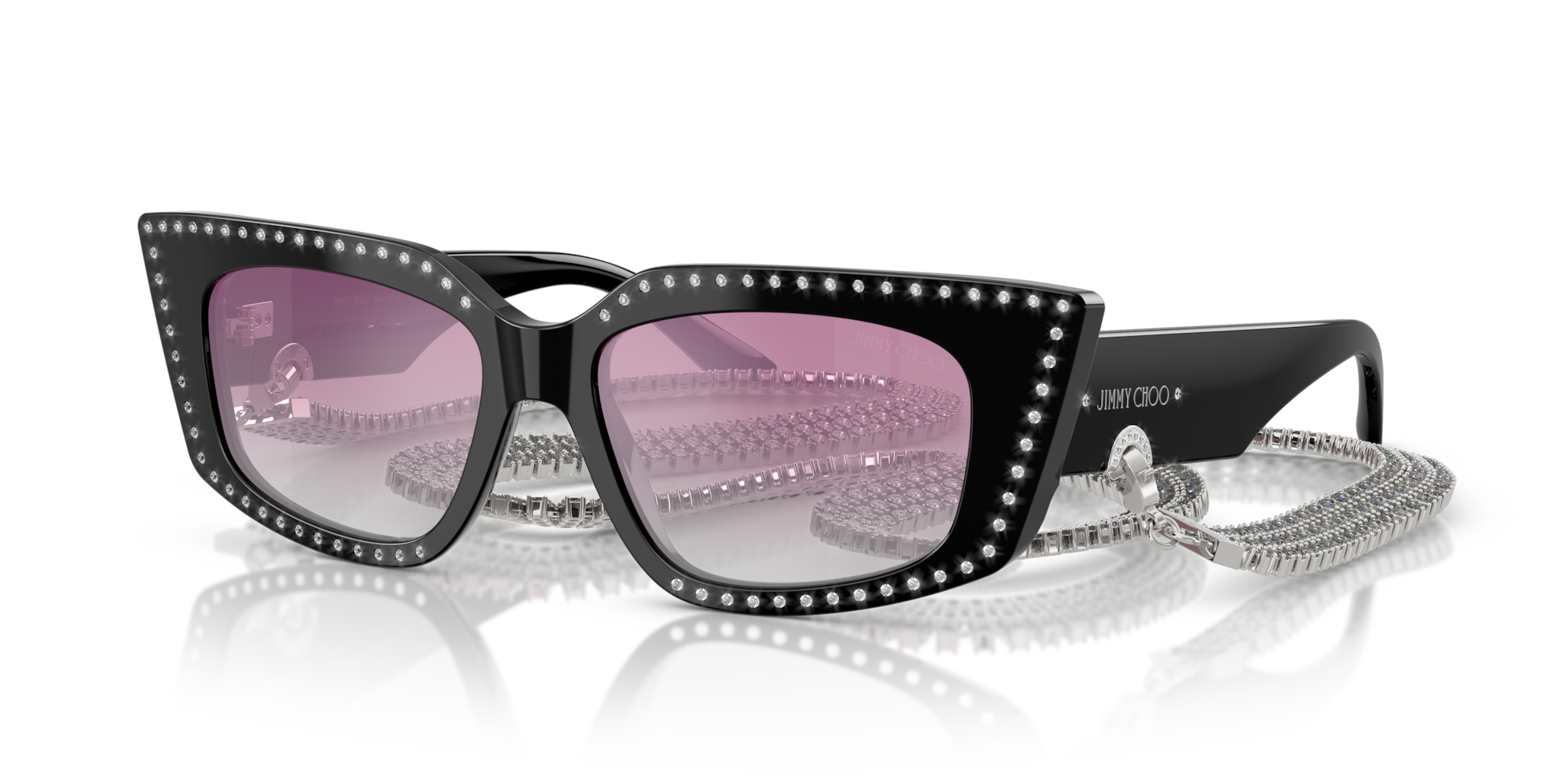 Occhiali da Sole Jimmy Choo Donna Neri JC5033B - Eleganza Iconica