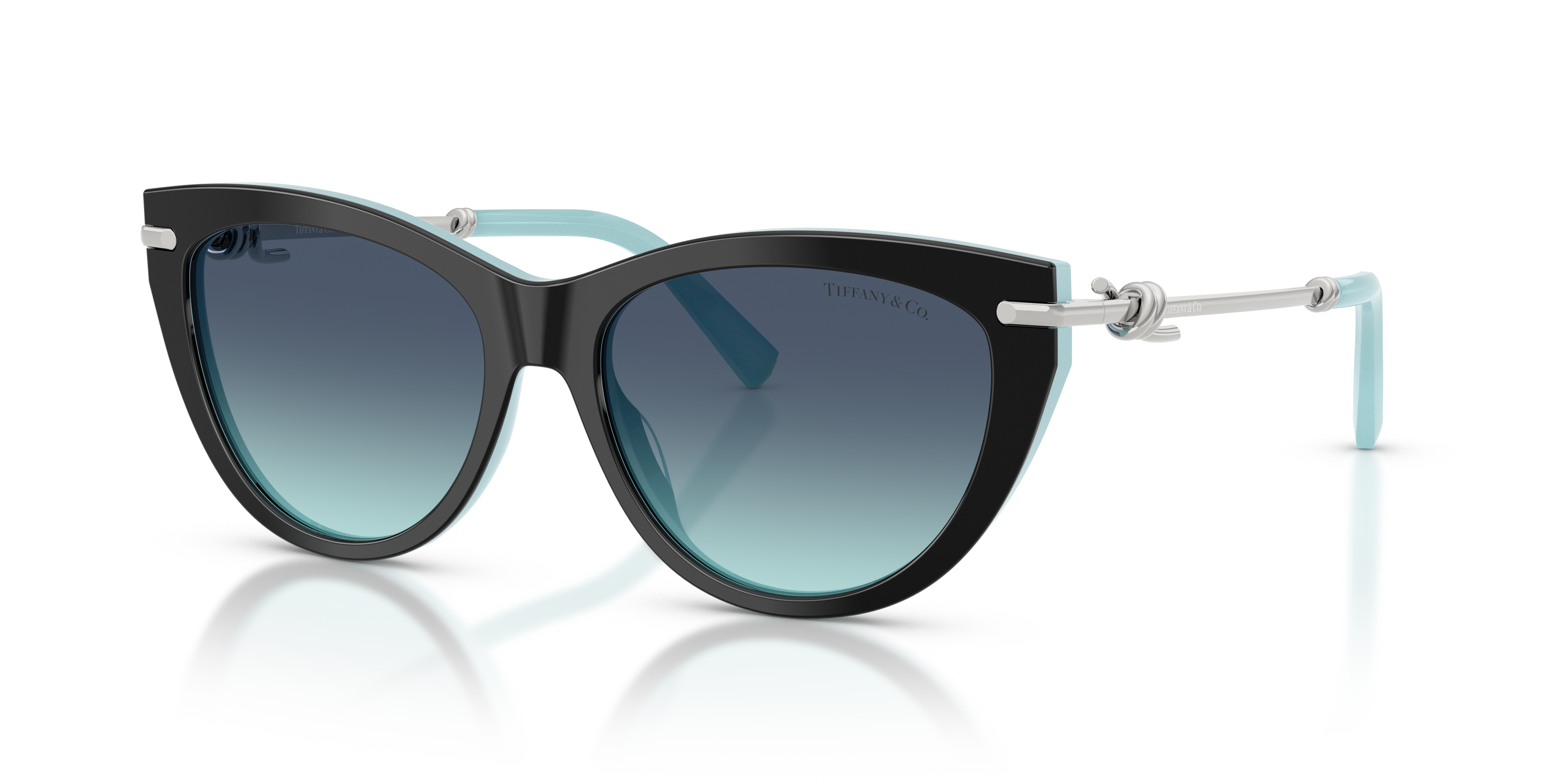 Occhiali da Sole Tiffany TF4253 Donna Black On Tiffany Blue