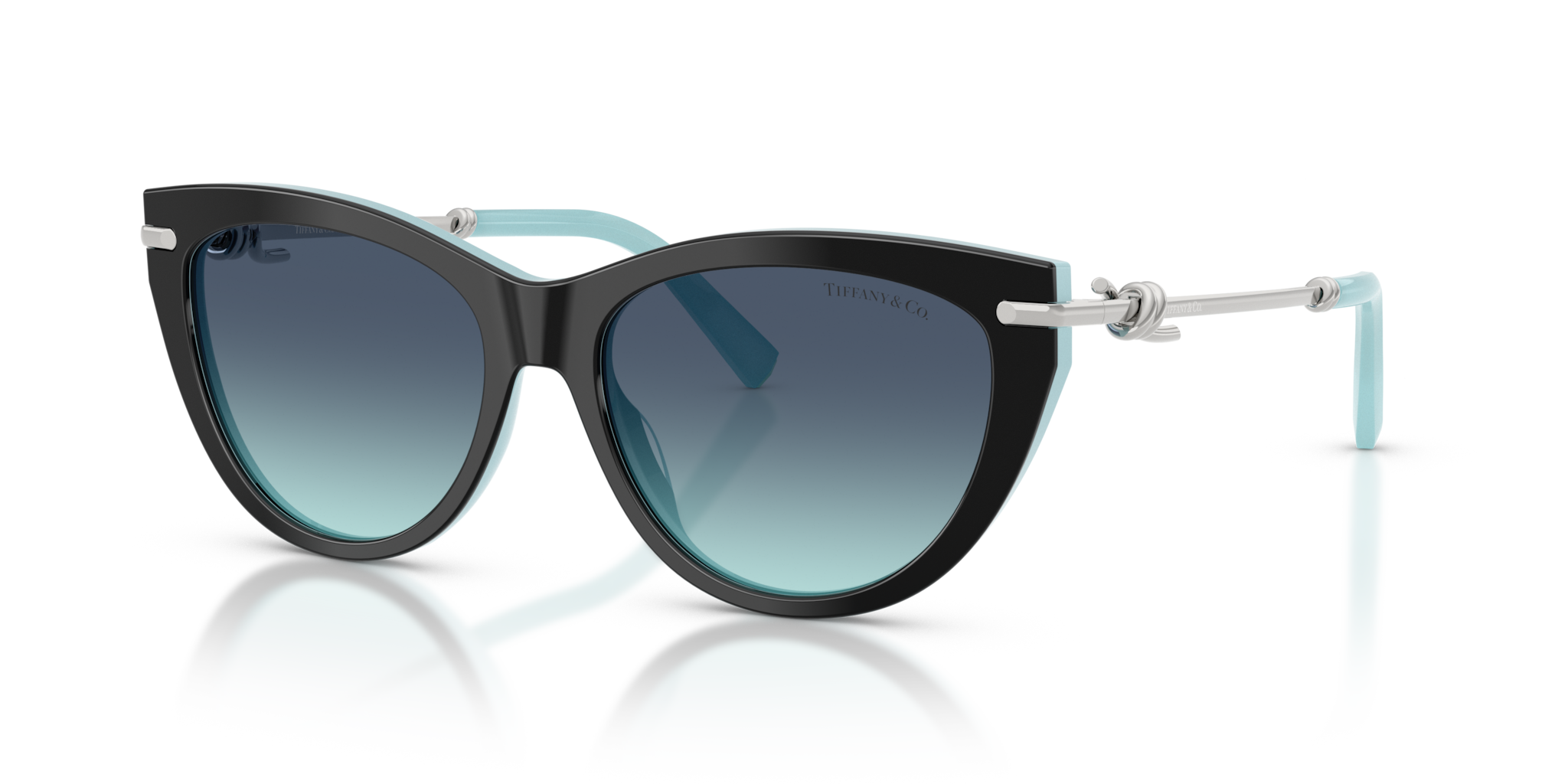 Occhiali da Sole Tiffany TF4253 Donna Black On Tiffany Blue