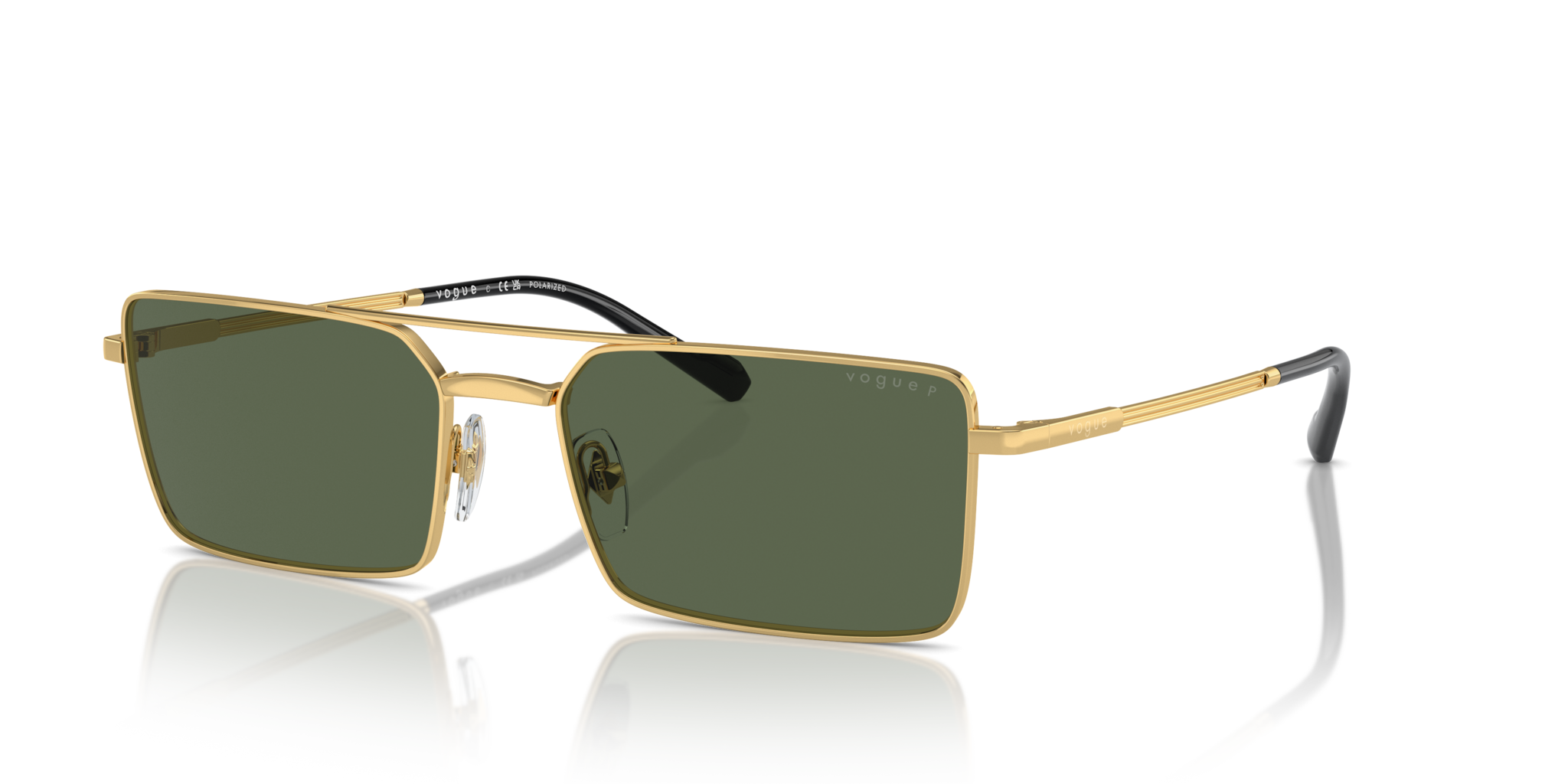 Occhiali da Sole Uomo Vogue VO4309S Gold | Stile Iconico Aviator
