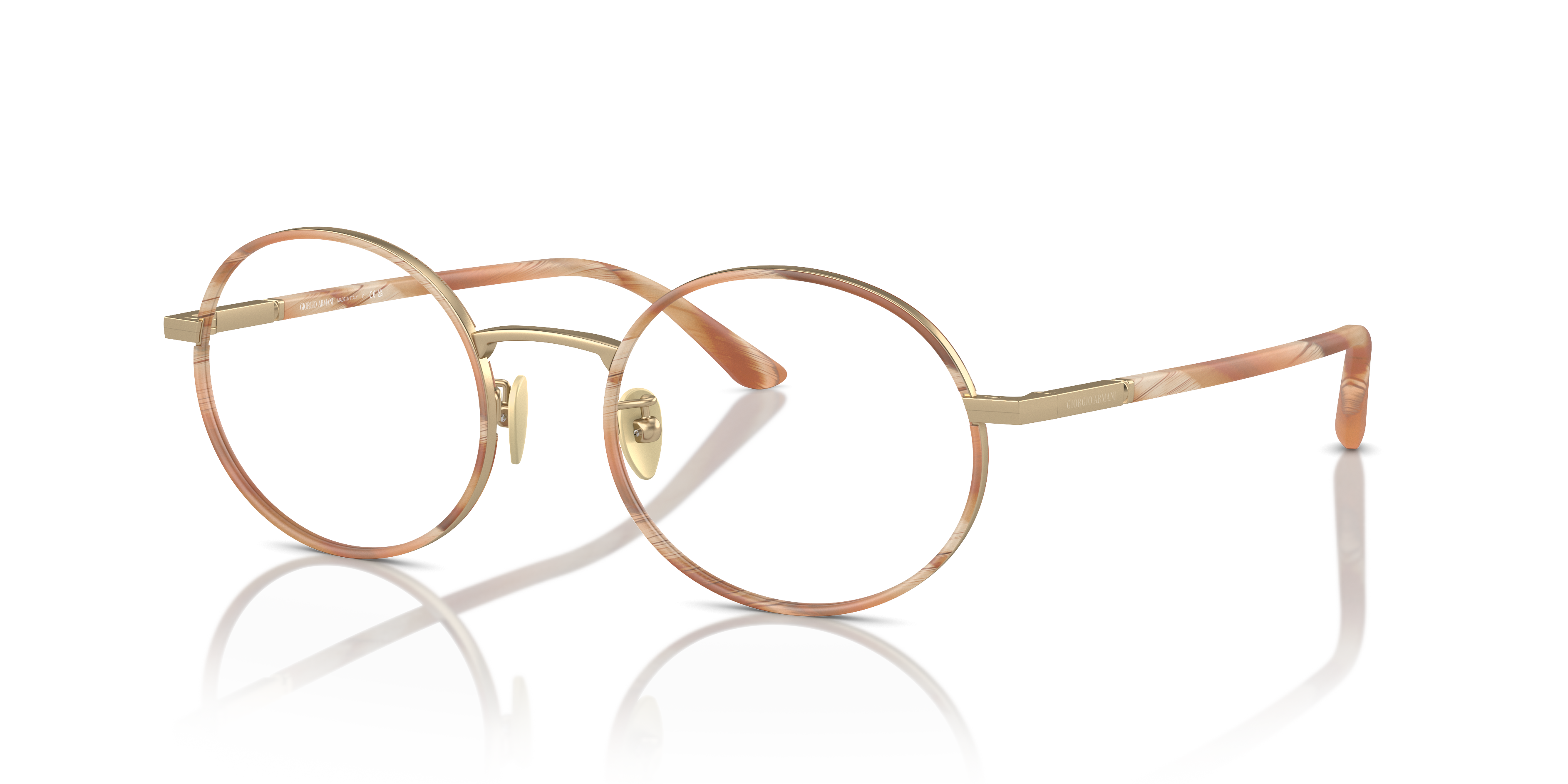 Occhiali da Vista Giorgio Armani 0AR5145J Unisex Oro Pallido Opaco