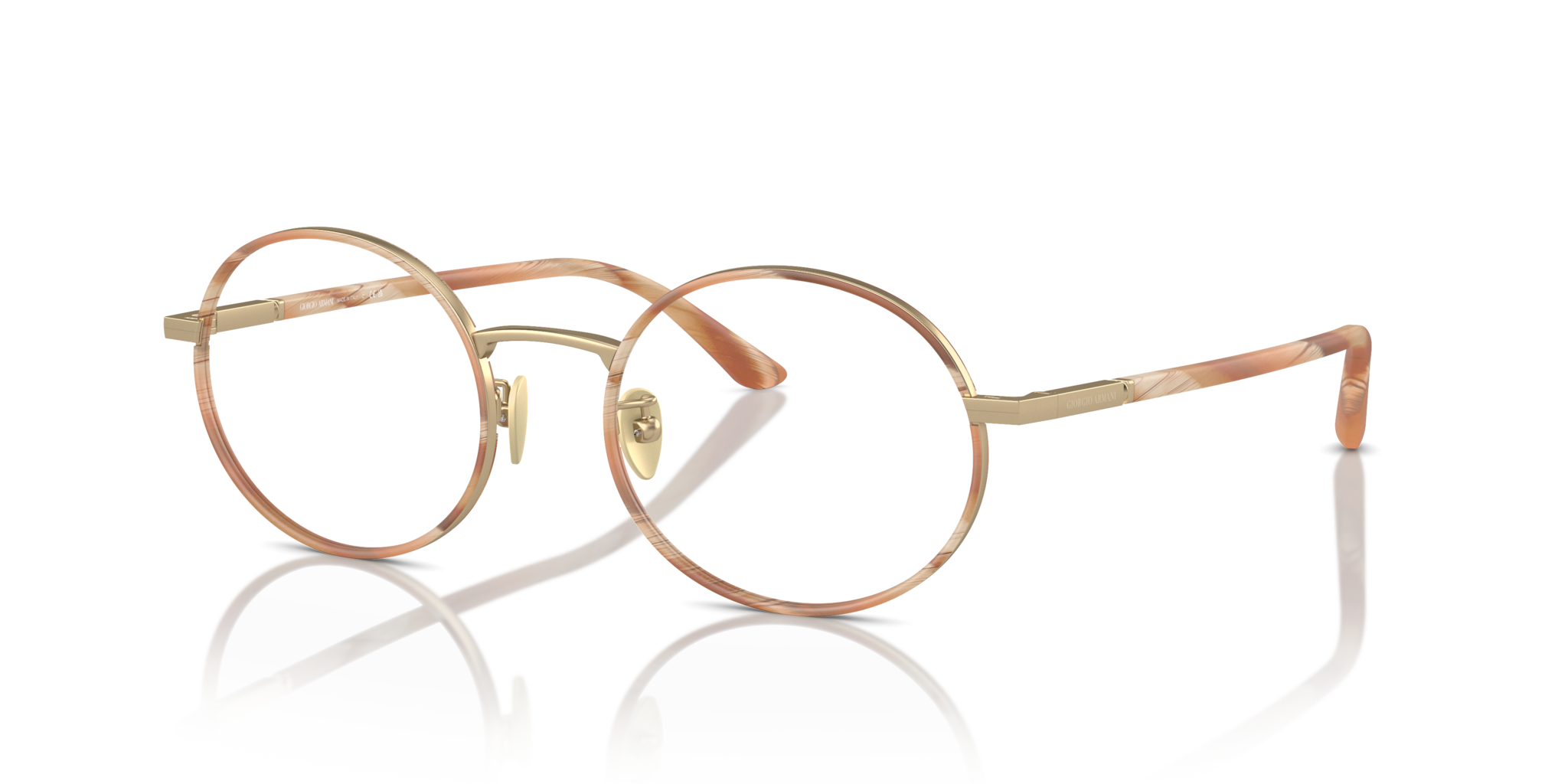 Occhiali da Vista Giorgio Armani 0AR5145J Unisex Oro Pallido Opaco