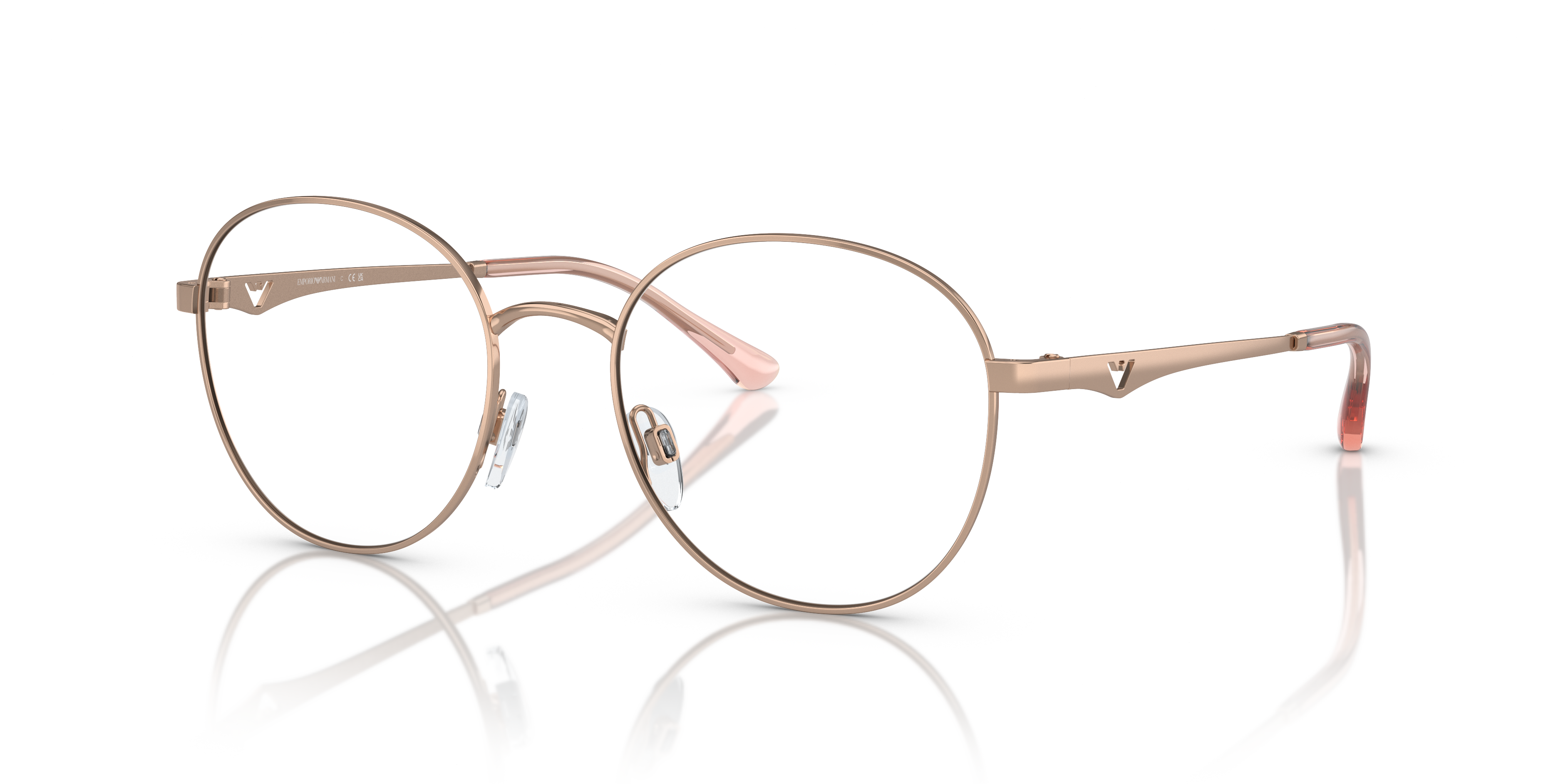 Emporio Armani 0EA1144 Occhiali da Vista Donna Oro Rosa Lucido