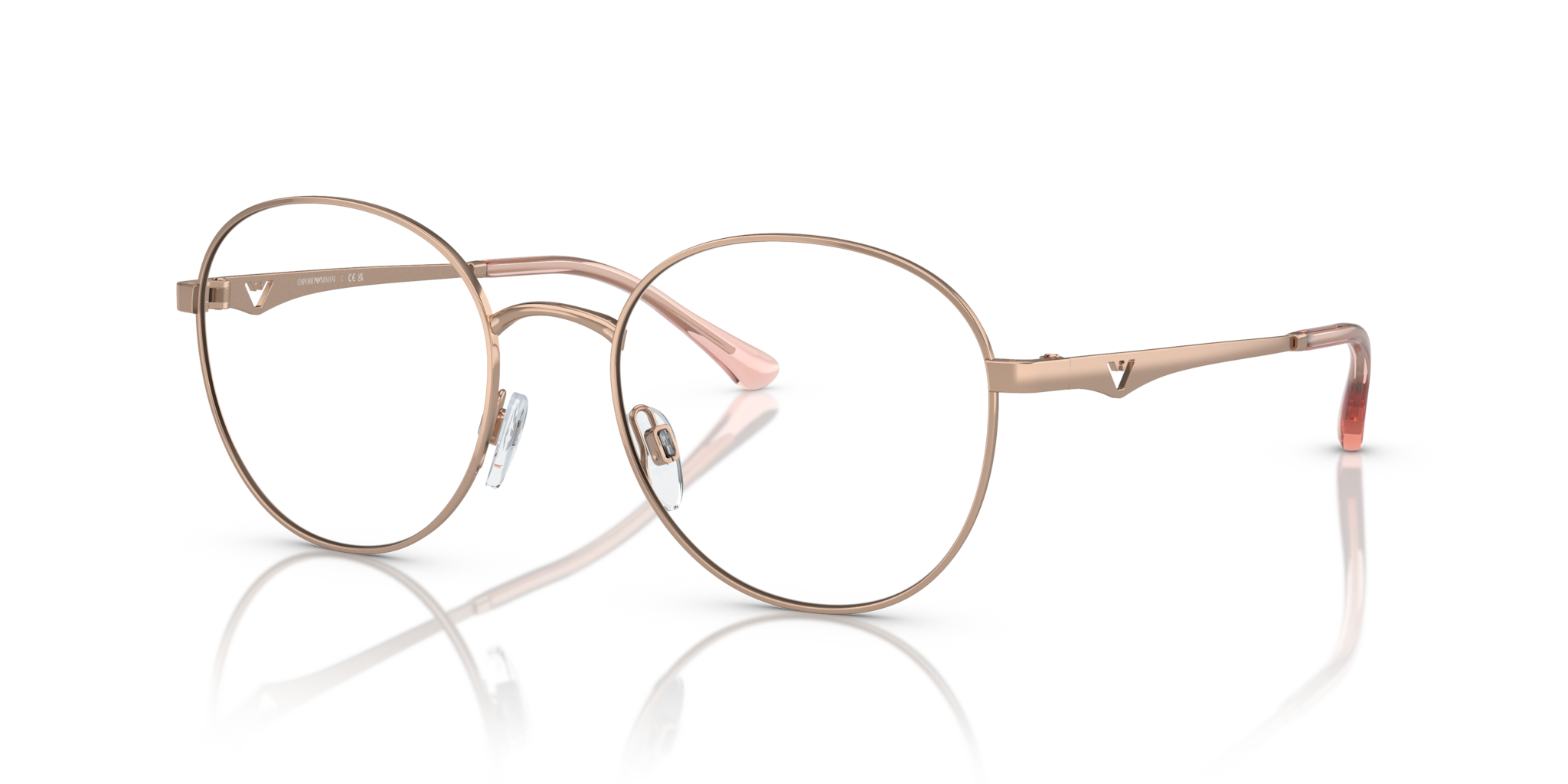 Emporio Armani 0EA1144 Occhiali da Vista Donna Oro Rosa Lucido