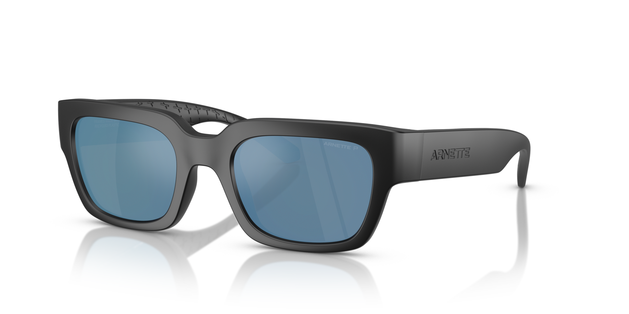 Occhiali da Sole Arnette MYNDEGAP Uomo Matte Black Originali