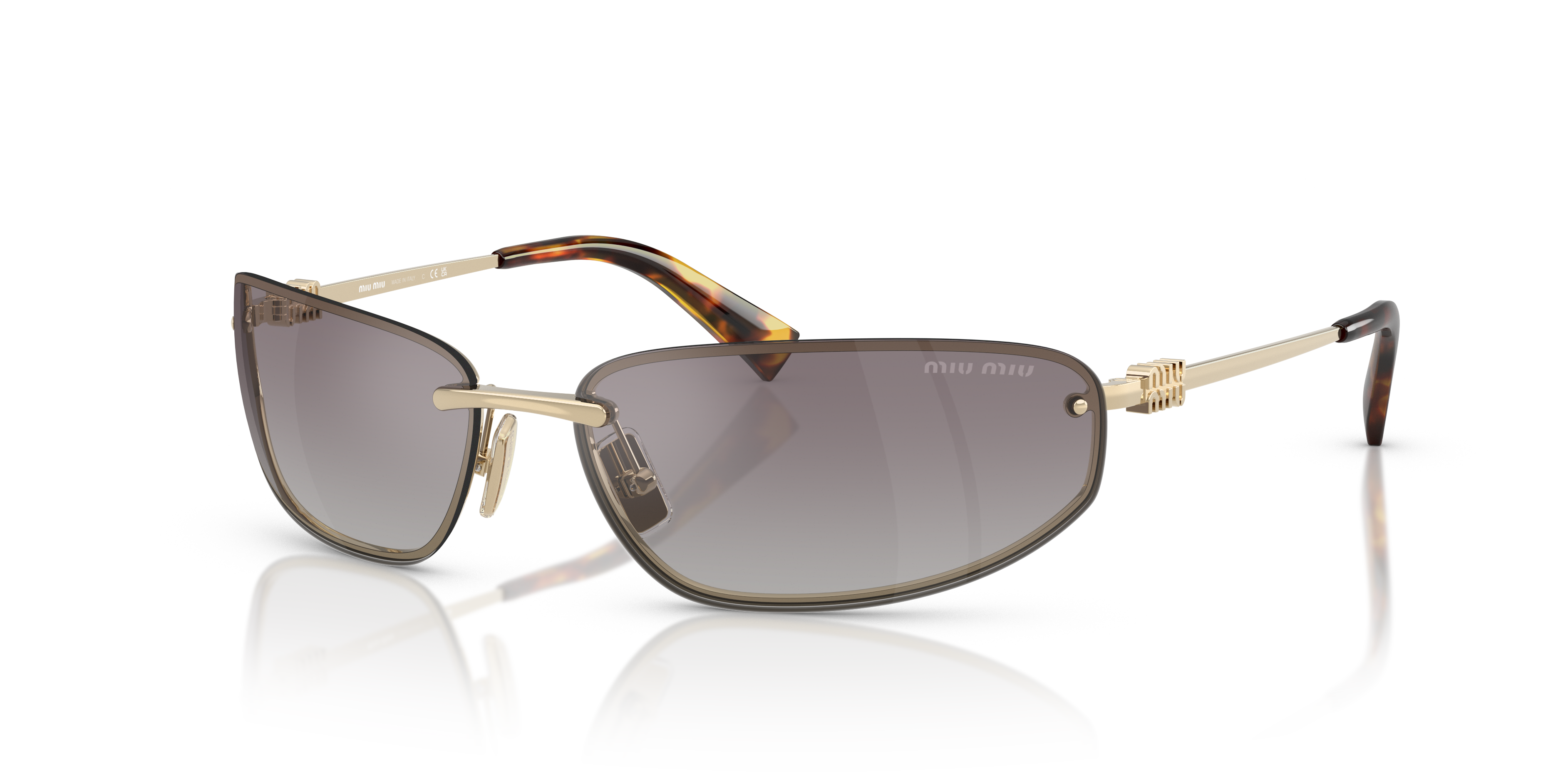 Occhiali da Sole Miu Miu Donna MU A50S Pale Gold | Design Esclusivo
