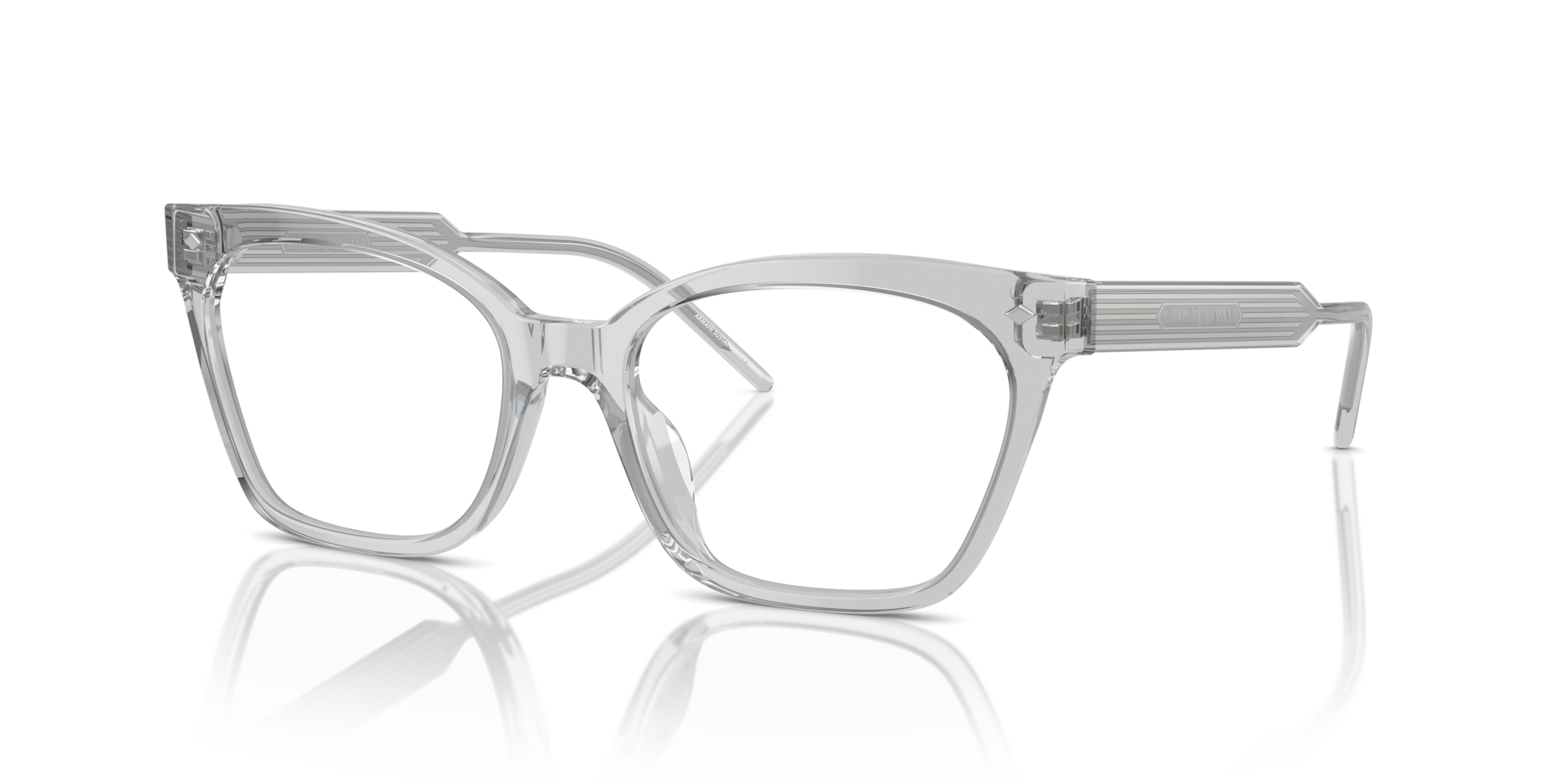 Occhiali da Vista Giorgio Armani 0AR7257U Donna Transparent Grey