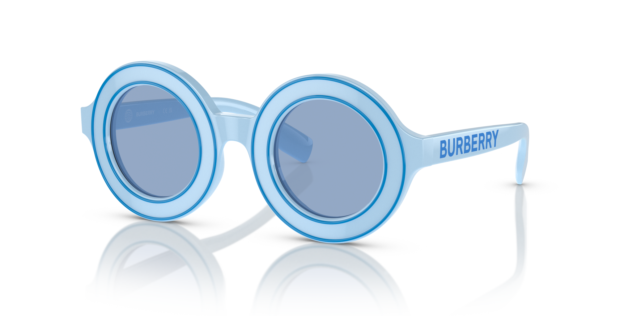 Occhiali da Sole Burberry Bambino JB4386 Azzurro | Stile Iconico